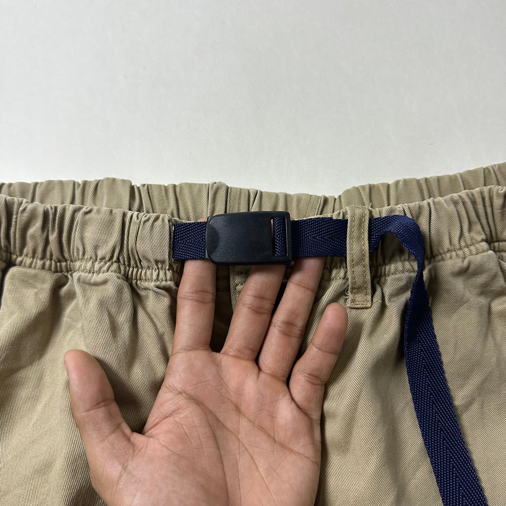 Pilgrim Surf Supply Charlotte Twill Climbing Shorts in Khaki (Size 30)