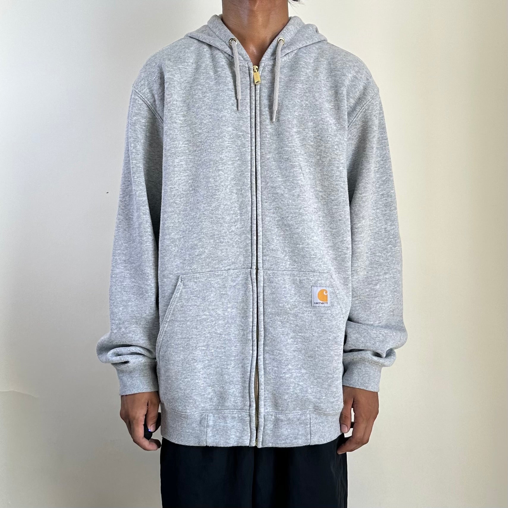 Carhartt Full-zip Hoodie Jacket in Heather Gray (Size Medium) — SOLD