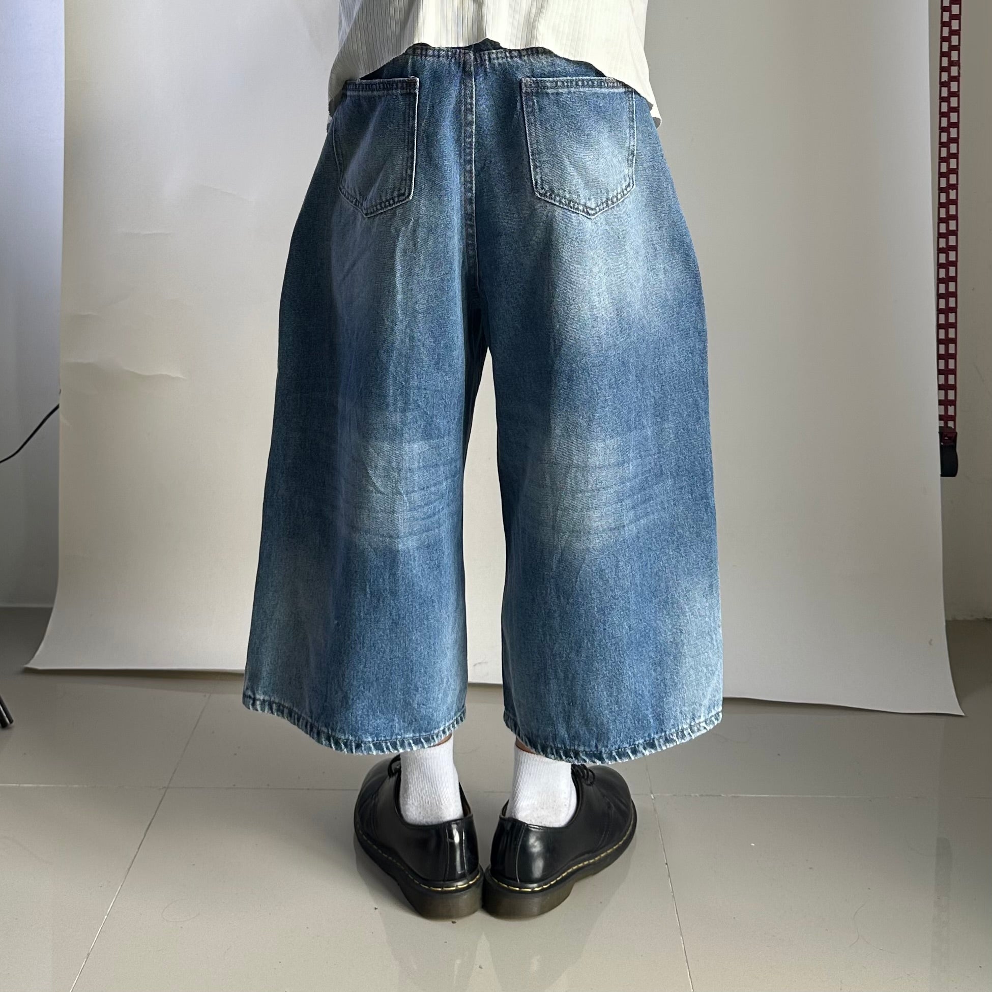 Random Baggy Long Jorts Washed Blue (Size 28)
