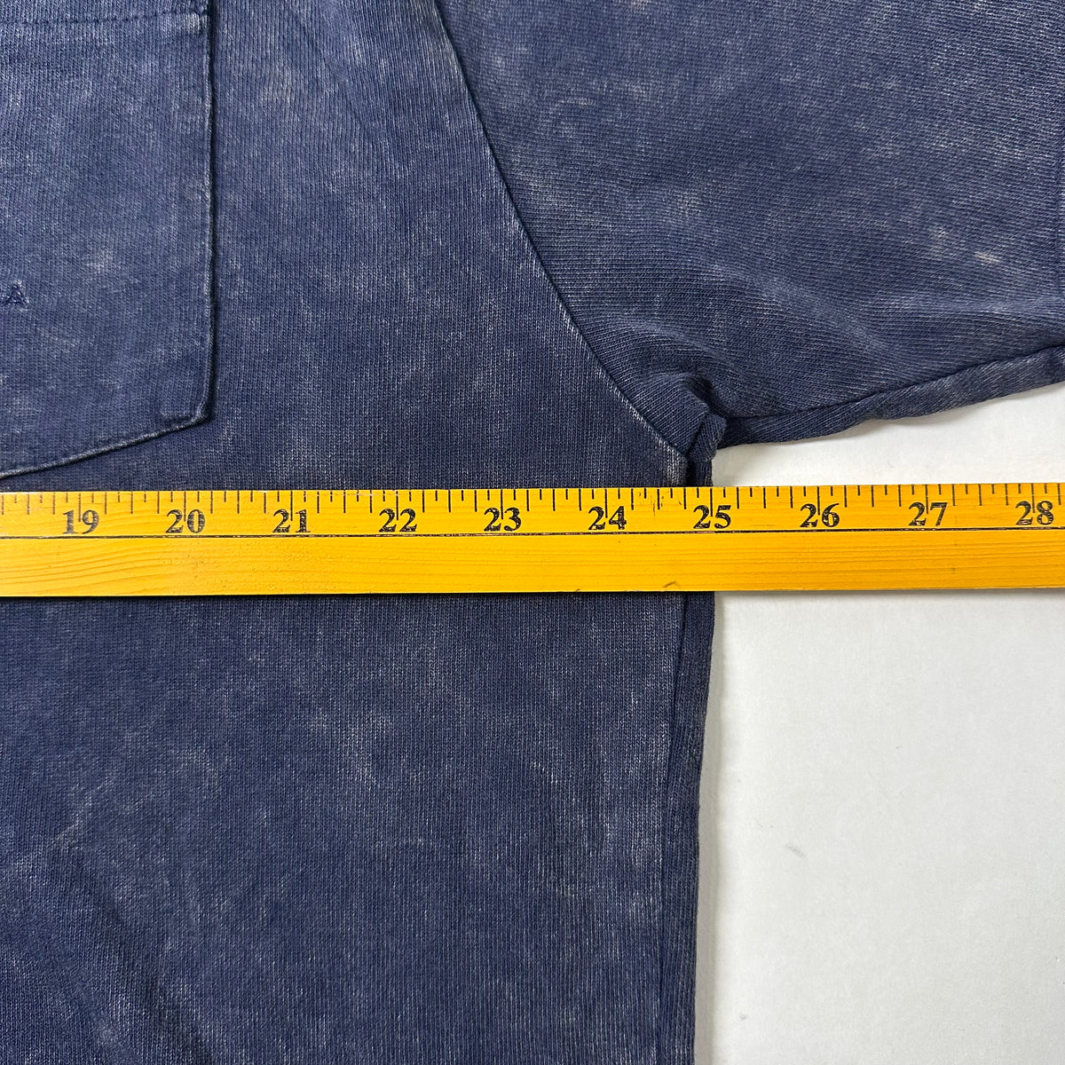Nautica Japan Pigment Dyed Pocket Tee in Navy (Size Large) Oversized Heavy Cotton