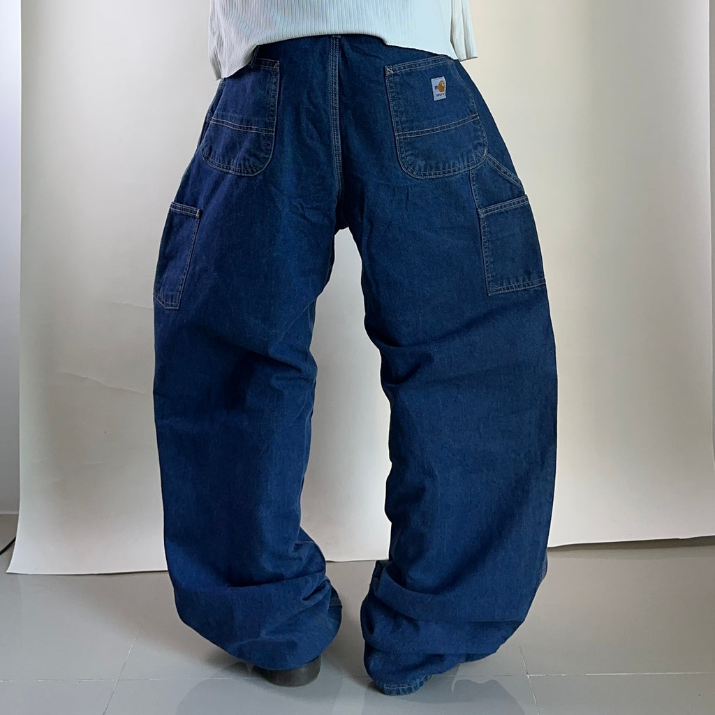 Carhartt Flame-Resistant Denim Carpenter Pants Size 38