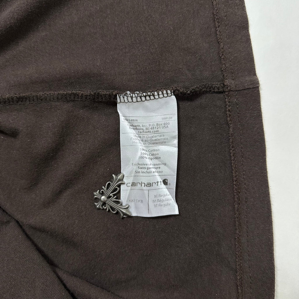 Carhartt K87 Pocket T-shirt Dark Brown (DKB) Medium