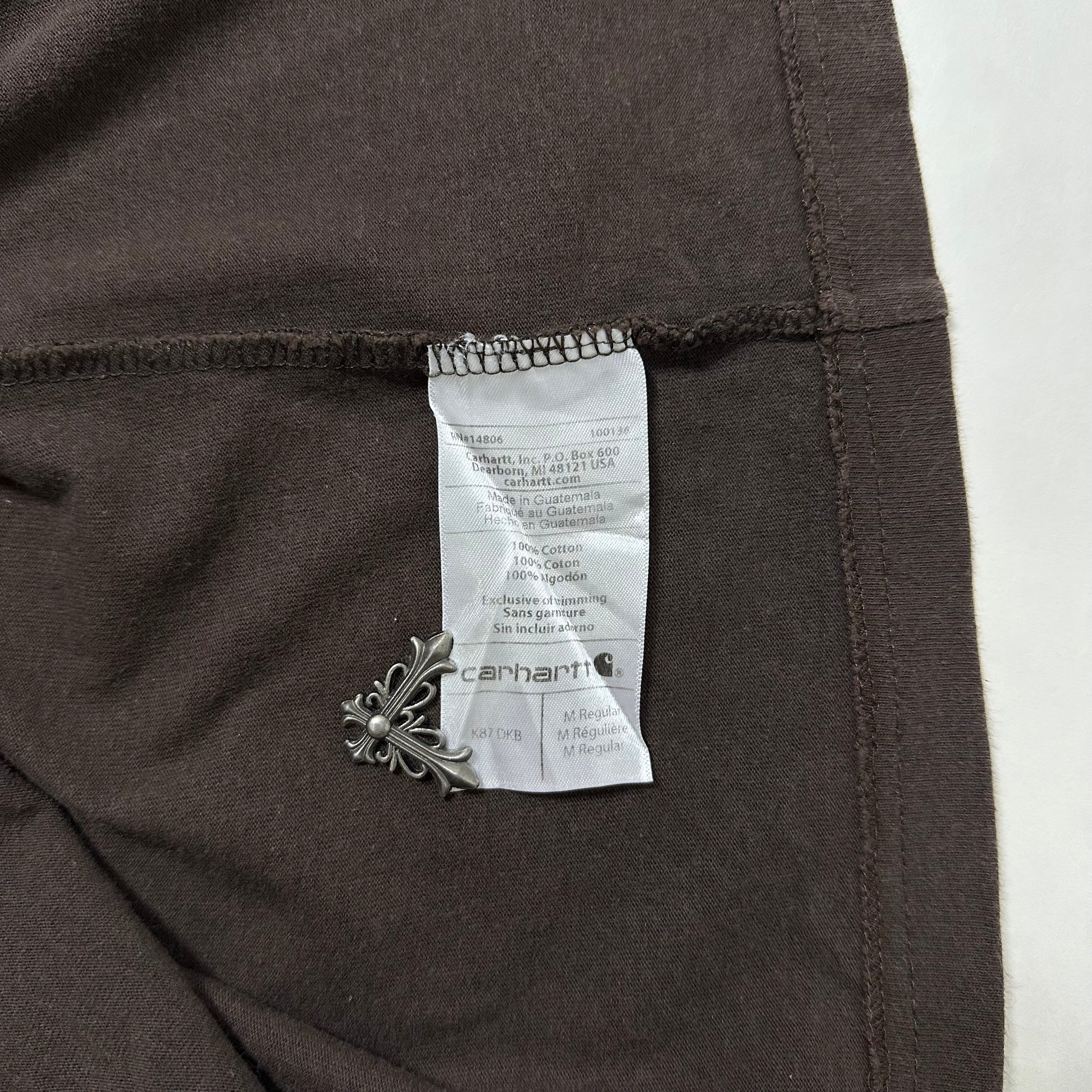 Carhartt K87 Pocket T-shirt Dark Brown (DKB) Medium