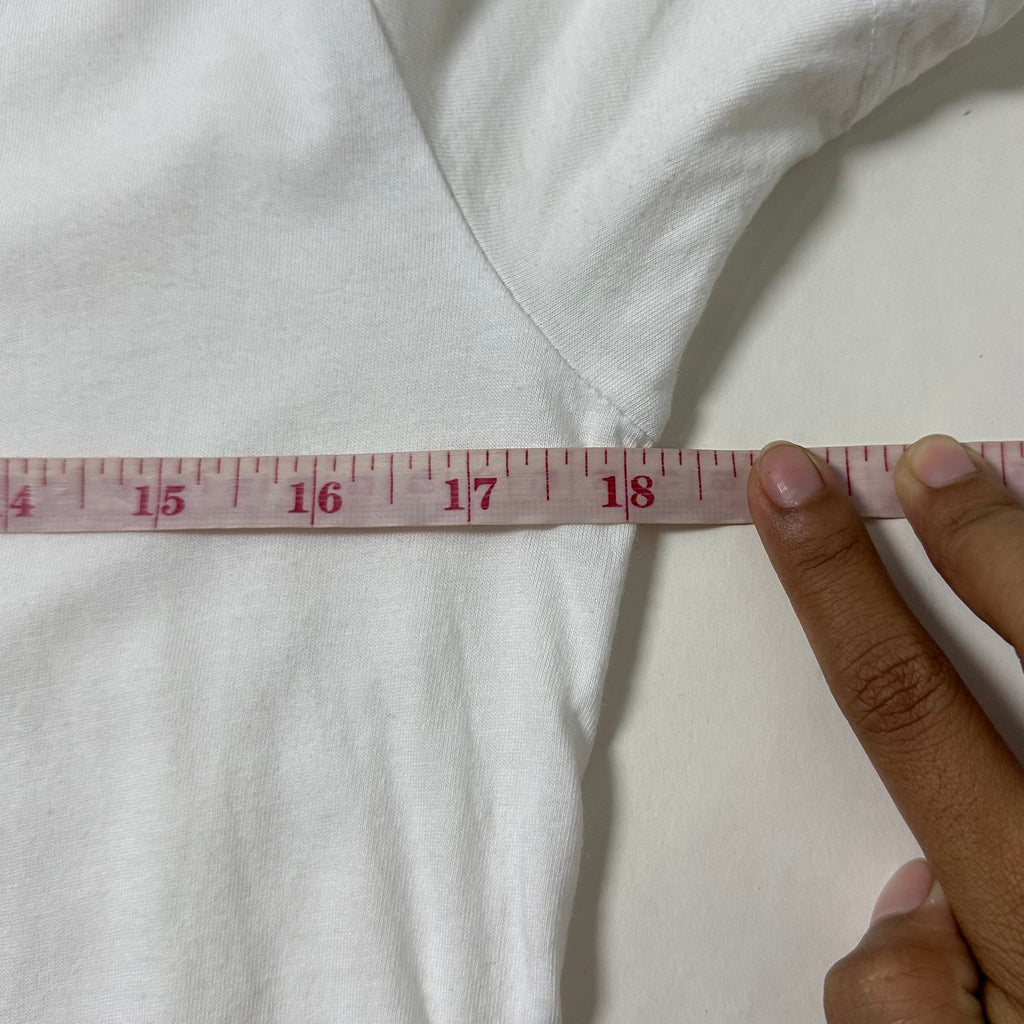 Adidas Grand T-Shirt, specifically the "White Red Blue" Small