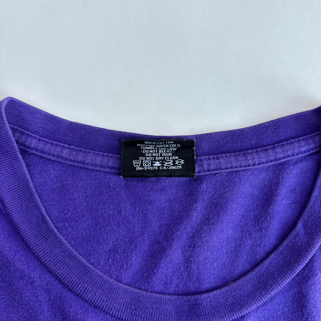 Stussy Basic Logo T-shirt Purple Small