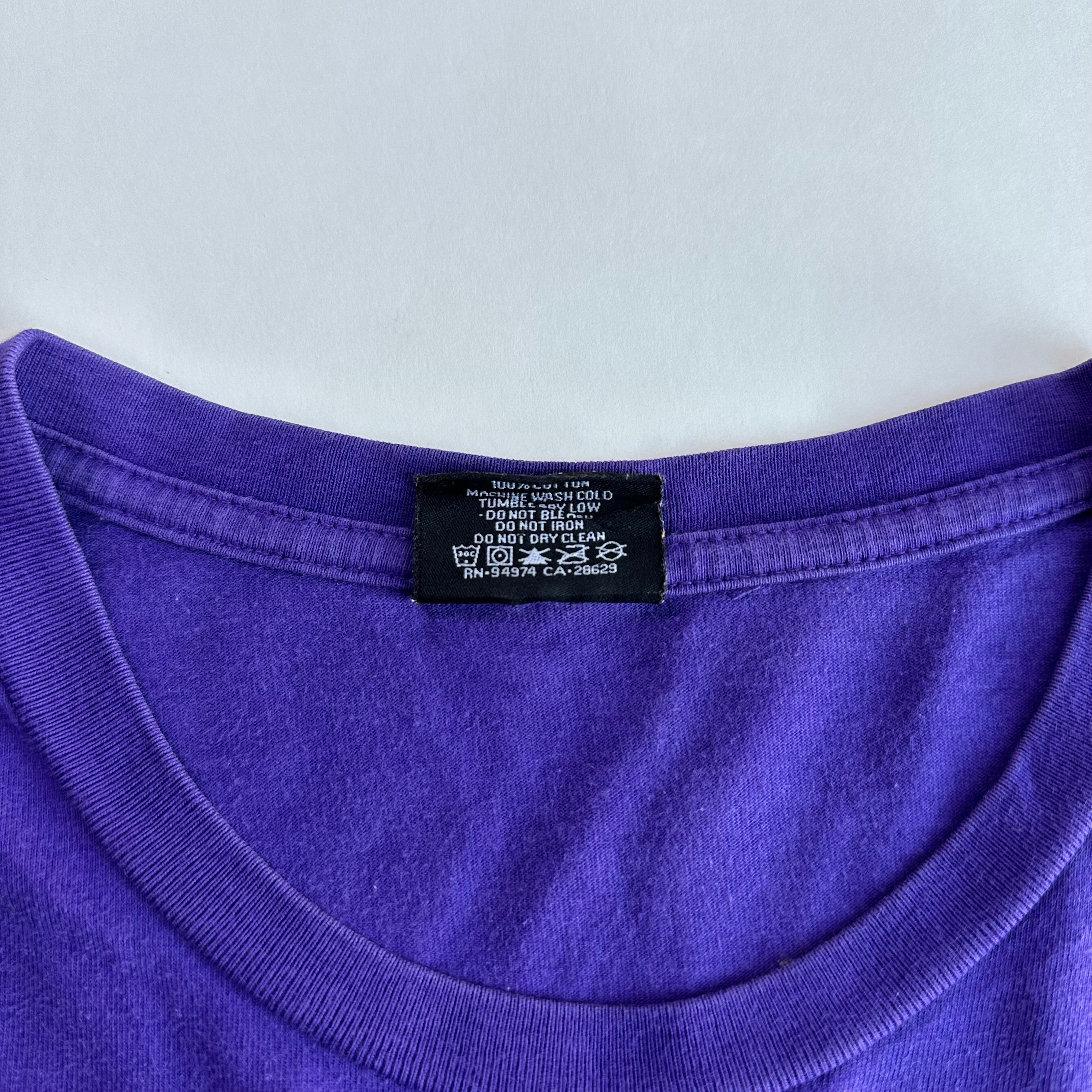 Stussy Basic Logo T-shirt Purple Small