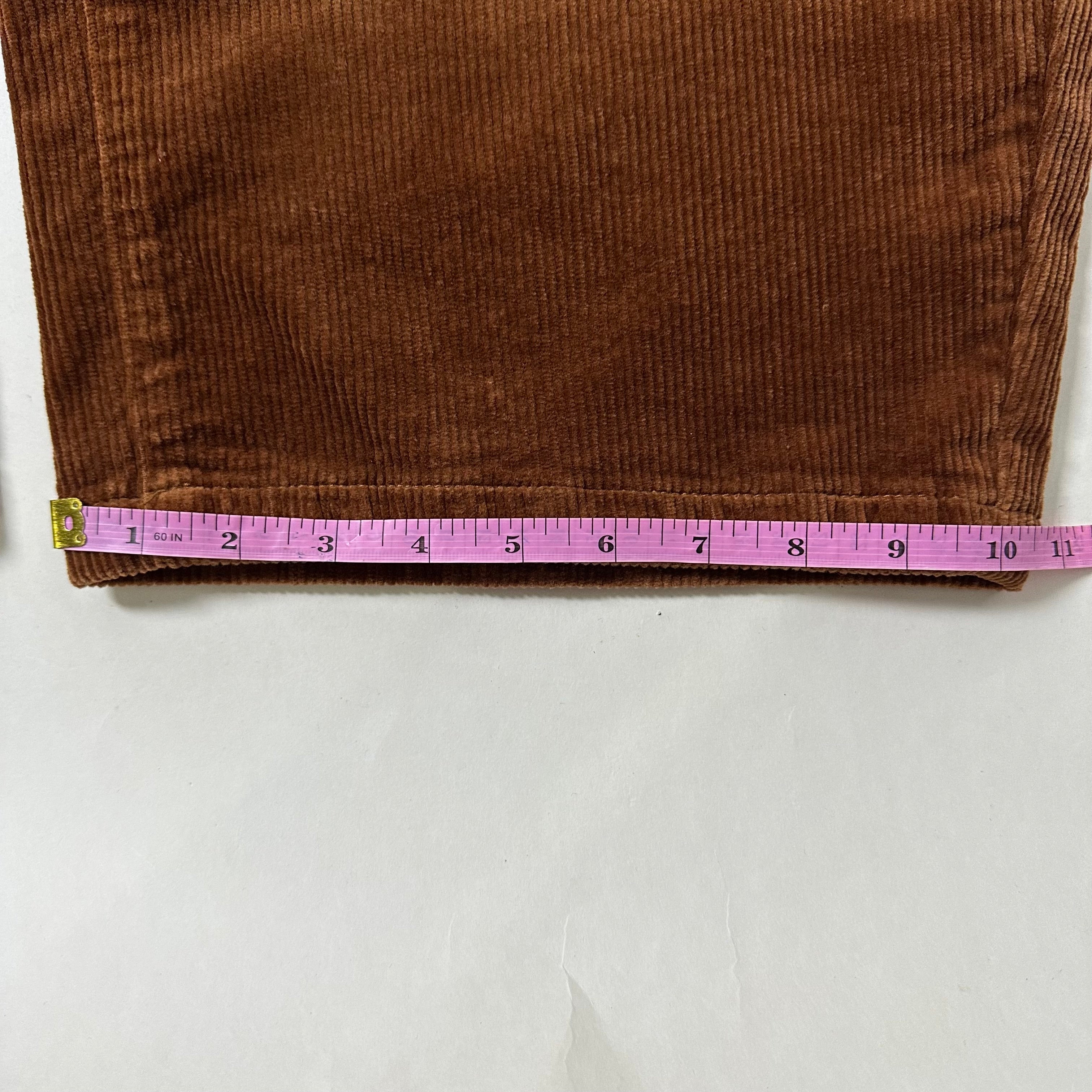 BRAND-NEW Urbanic London Lush Corduroy Carpenter Baggy Pants in Reddish Brown (Size 32-36)