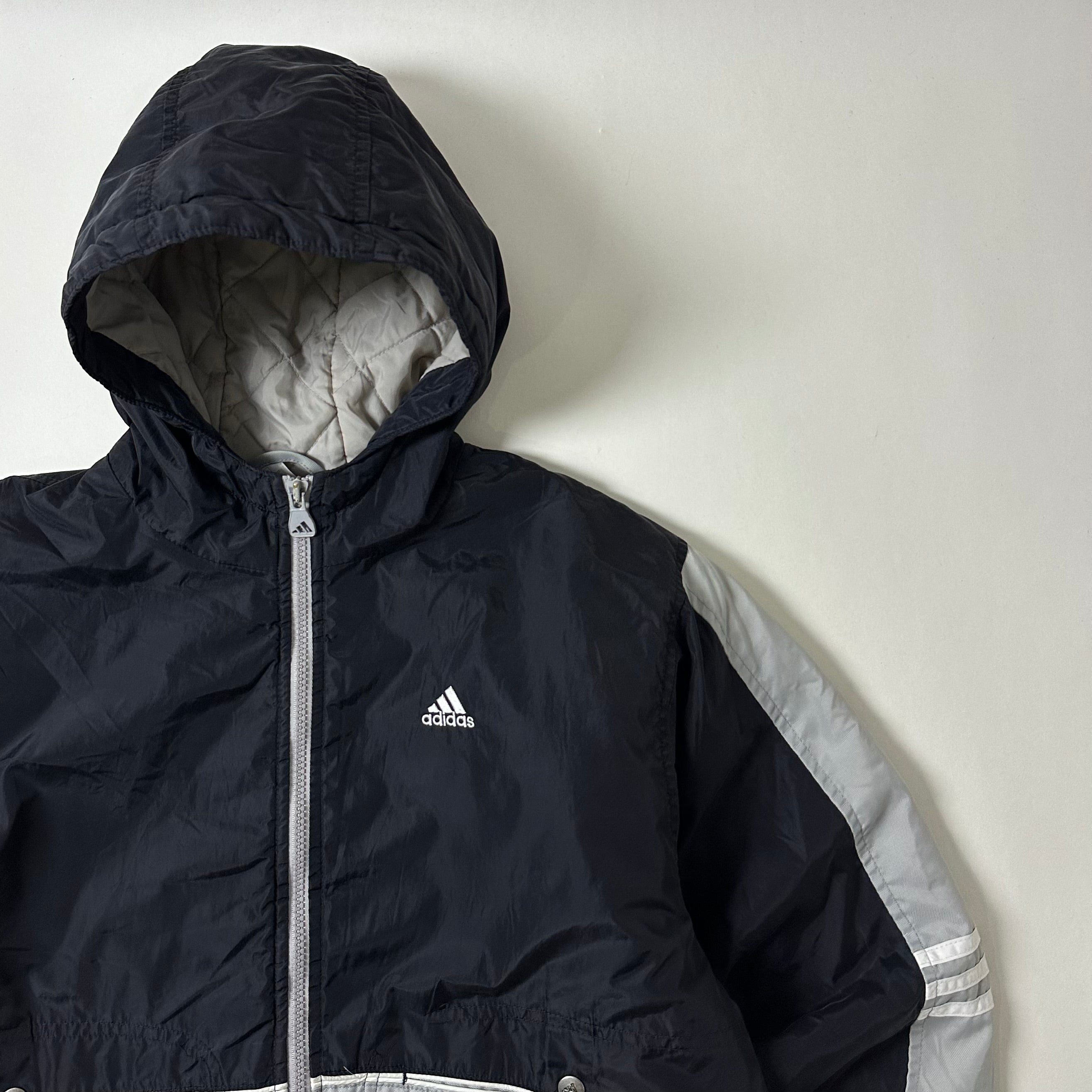 Vintage Adidas Windbreaker Jacket in Two-toned (Size Large) Boxy Fit