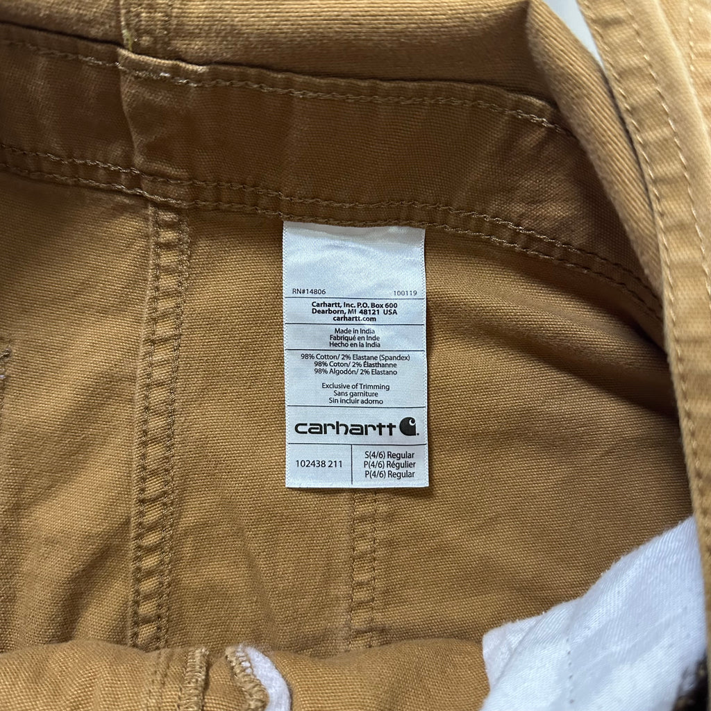 Carhartt Duck Bib Overalls Double Knee Brown (Size 32-34) - SOLD