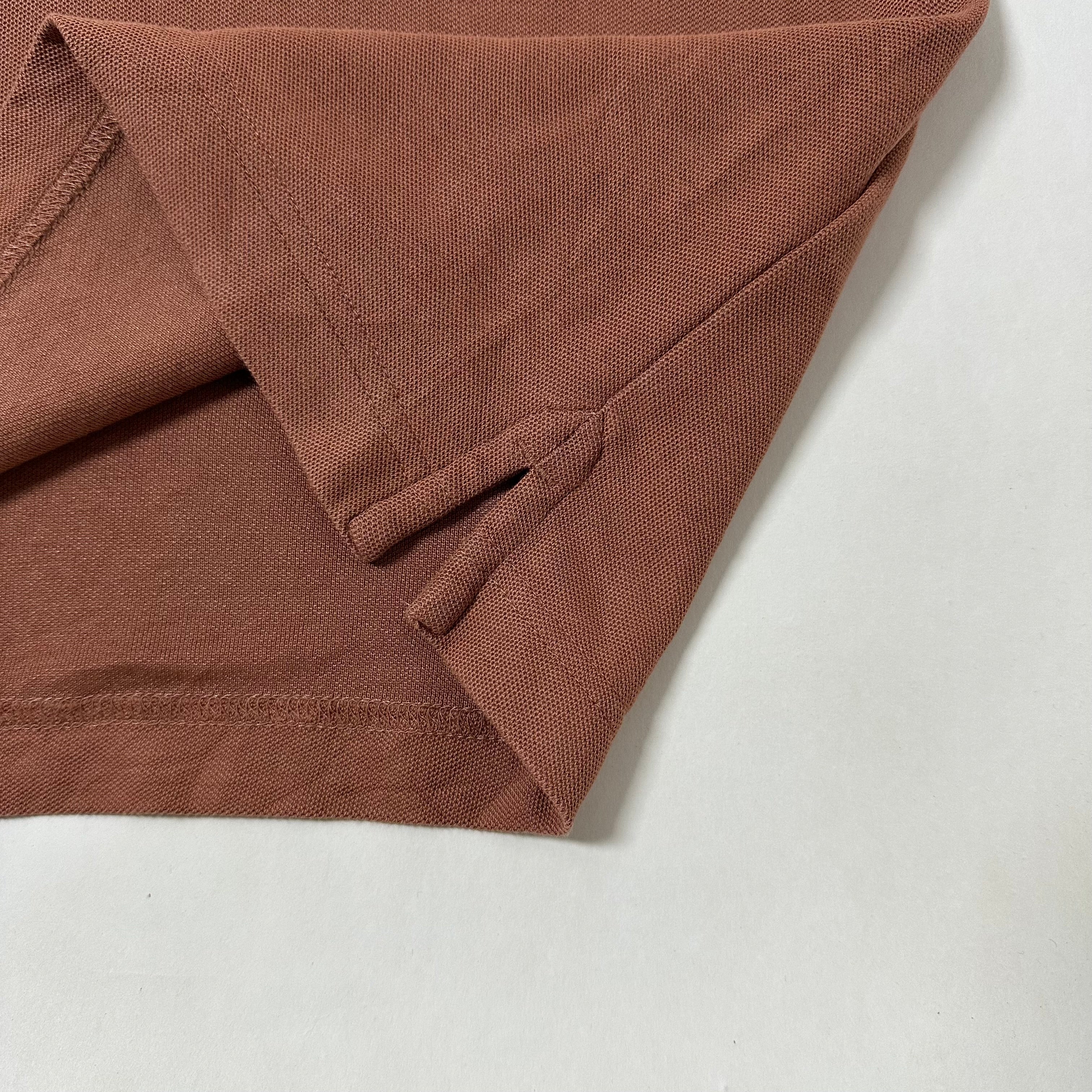 Tommy Hilfiger Regular Fit Polo Shirt Dark Russet Size Large