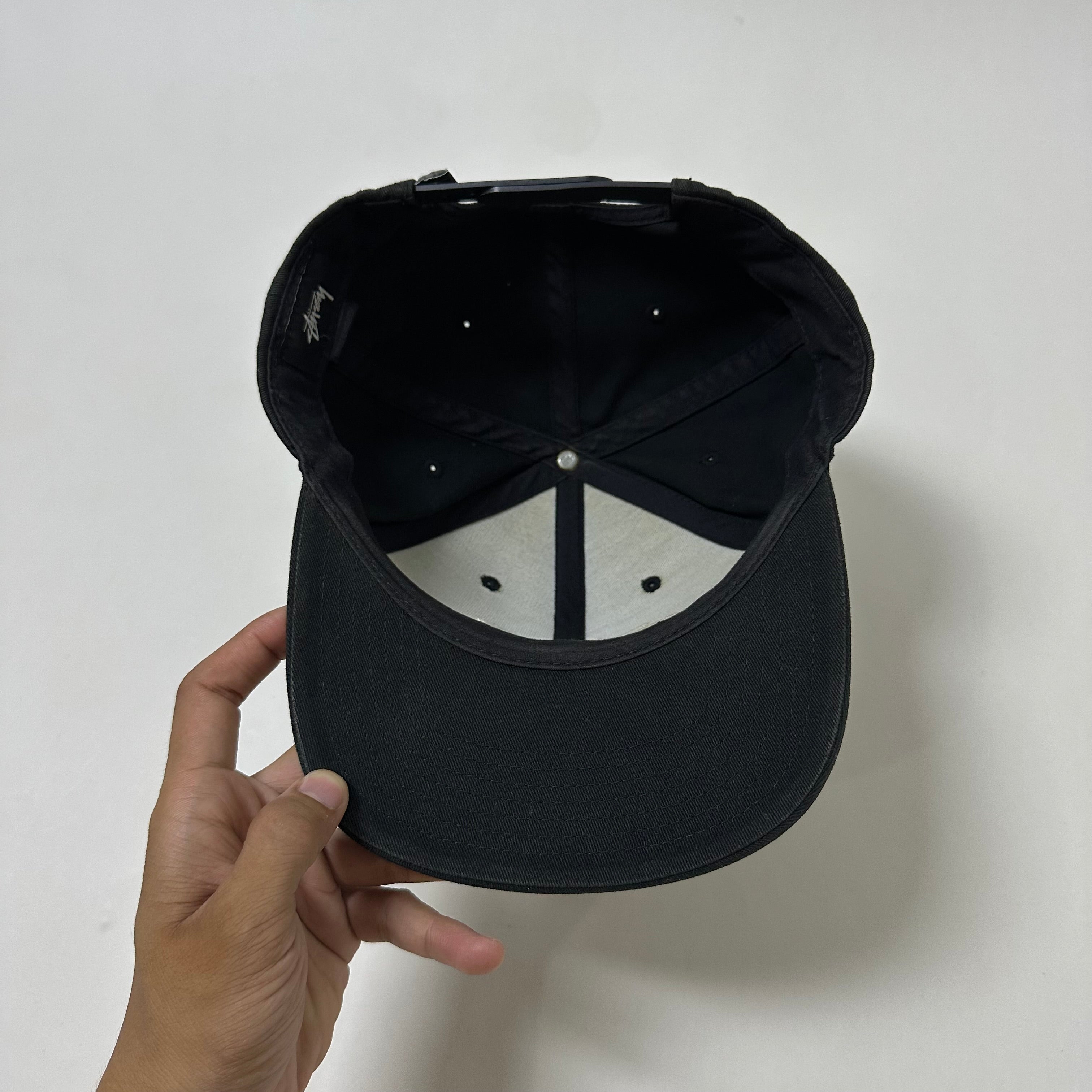 Stussy Stock Snapback Cap Black One Size Fits All