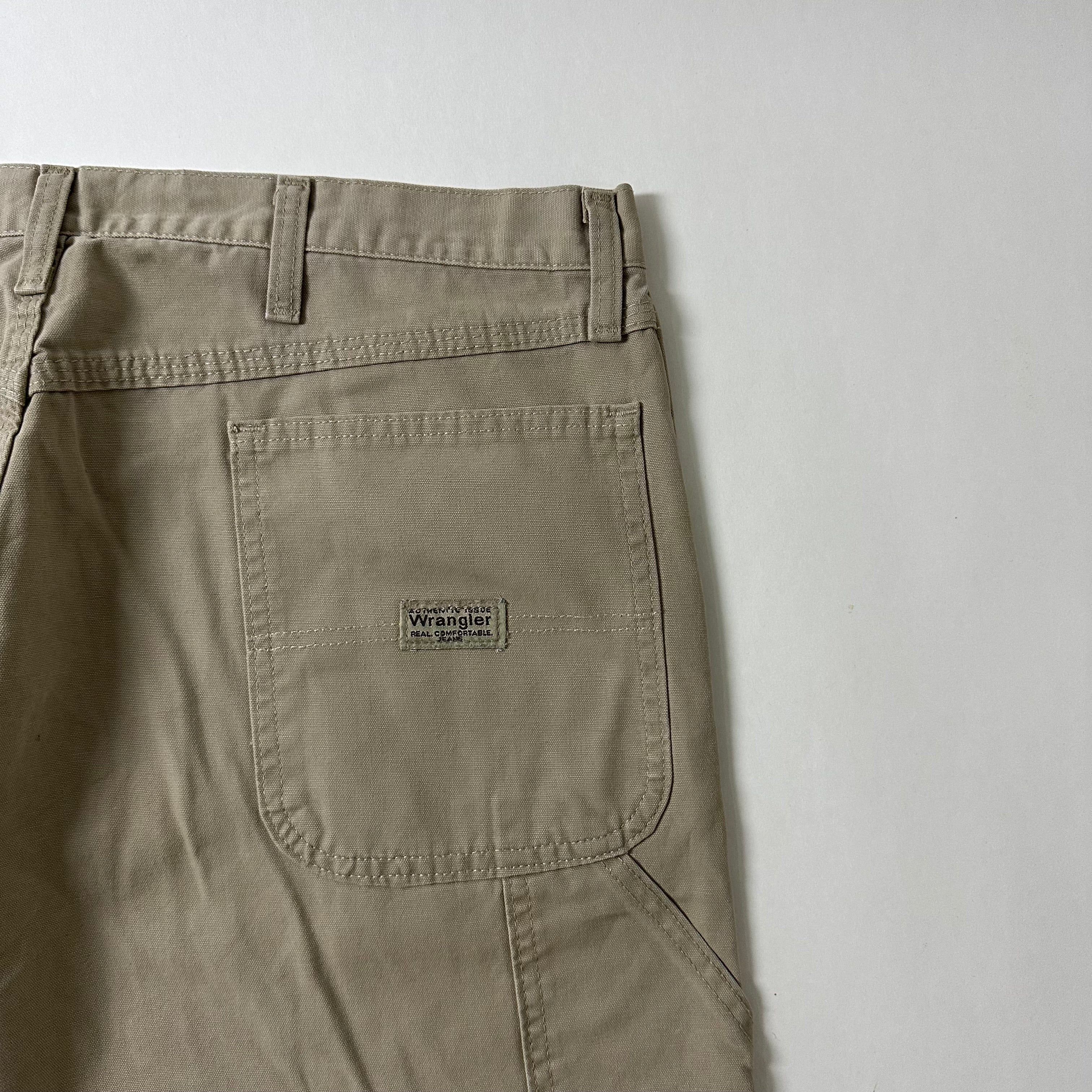 Wrangler Relaxed Fit Carpenter Pants in Golden Khaki (Size 38)