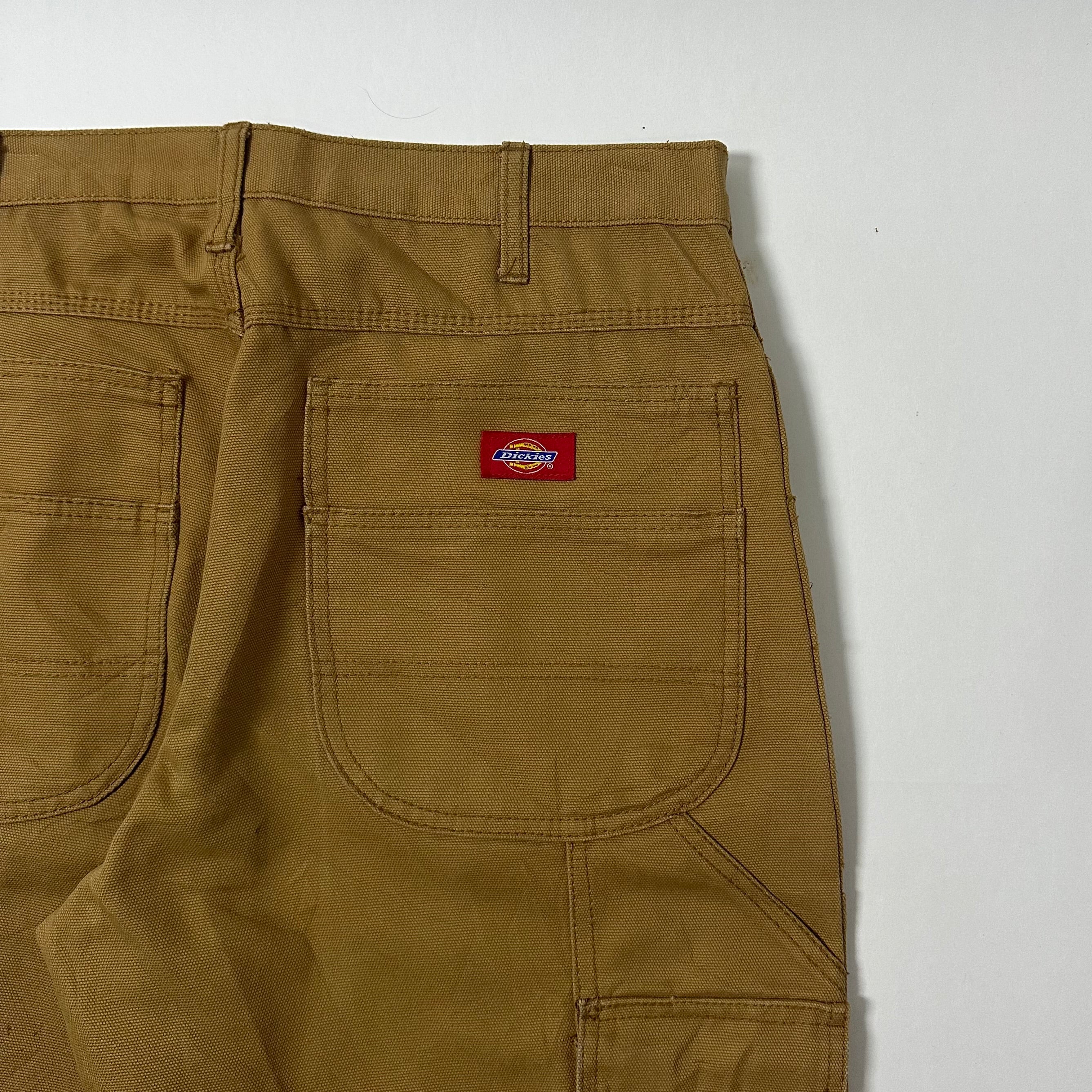 Dickies Double Knee Carpenter Pants Duck Brown Size 32
