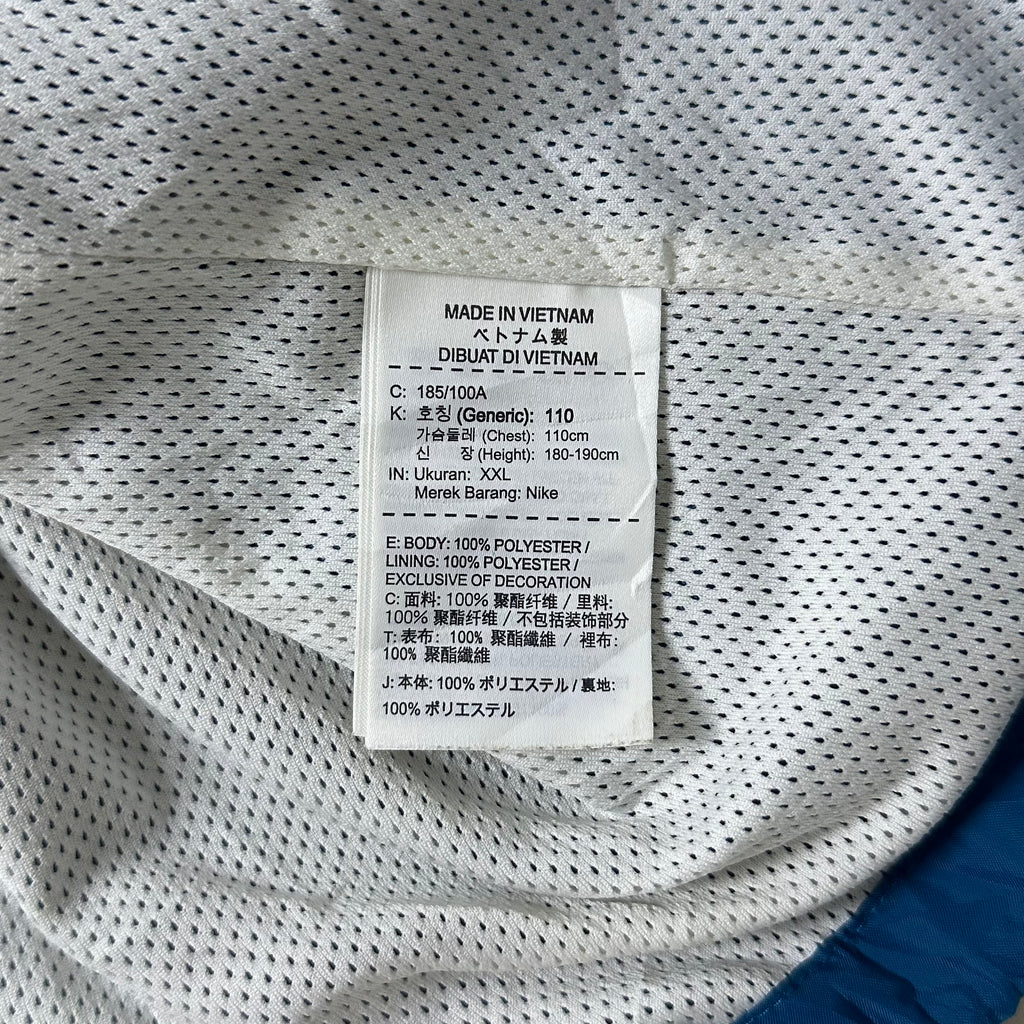 Nike Sportswear Reissue Woven Jacket in Tri-color with Packable Hood (Size 2XL)