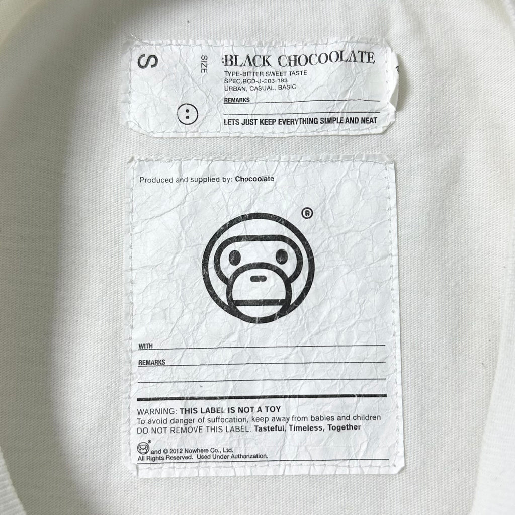 Baby Milo by Chocoolate T-Shirt in White Size Small (Fits Medium)