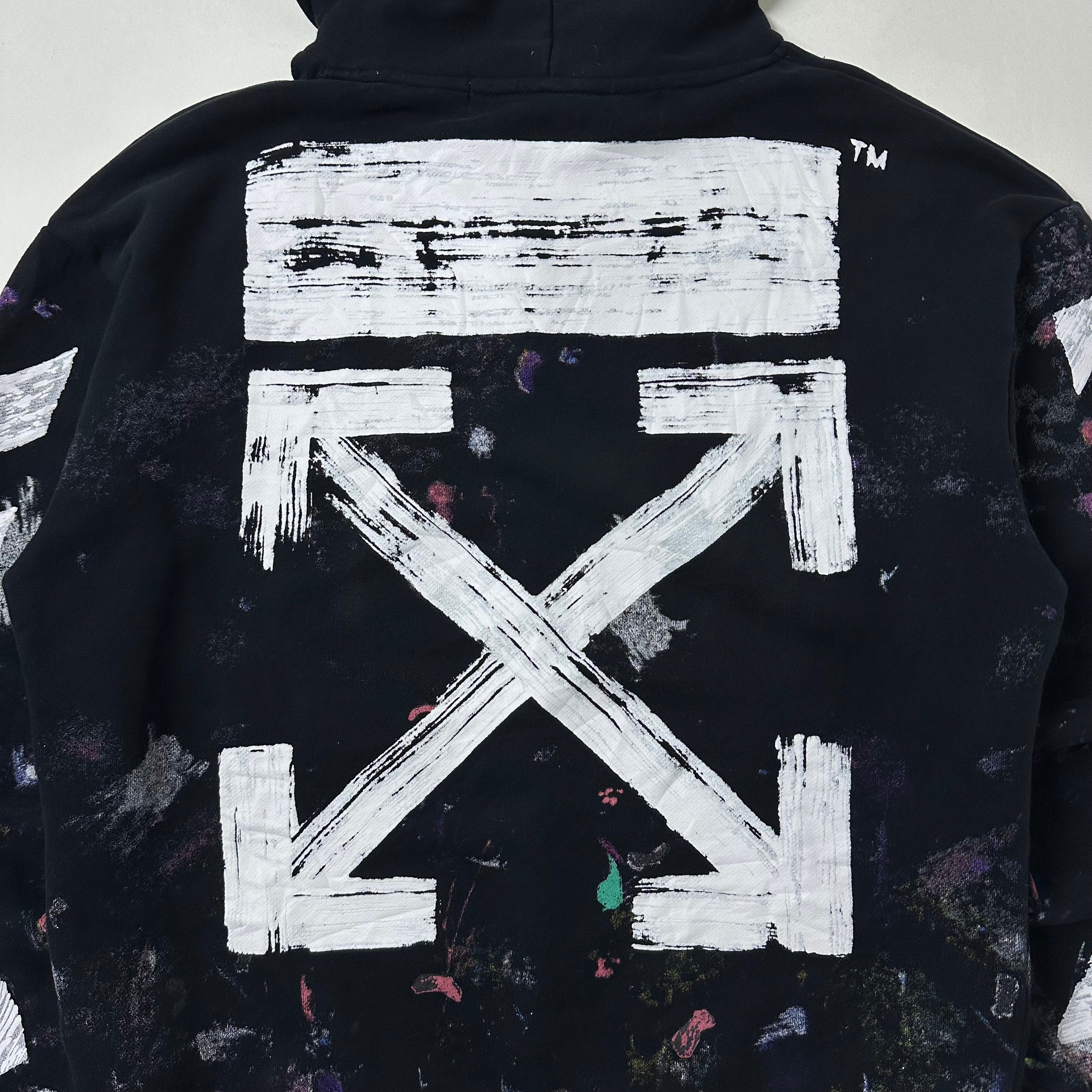 Off-White “Galaxy Brushed” Hoodie Jacket in Black Size XS (Best Fit Medium) OFF only — SOLD