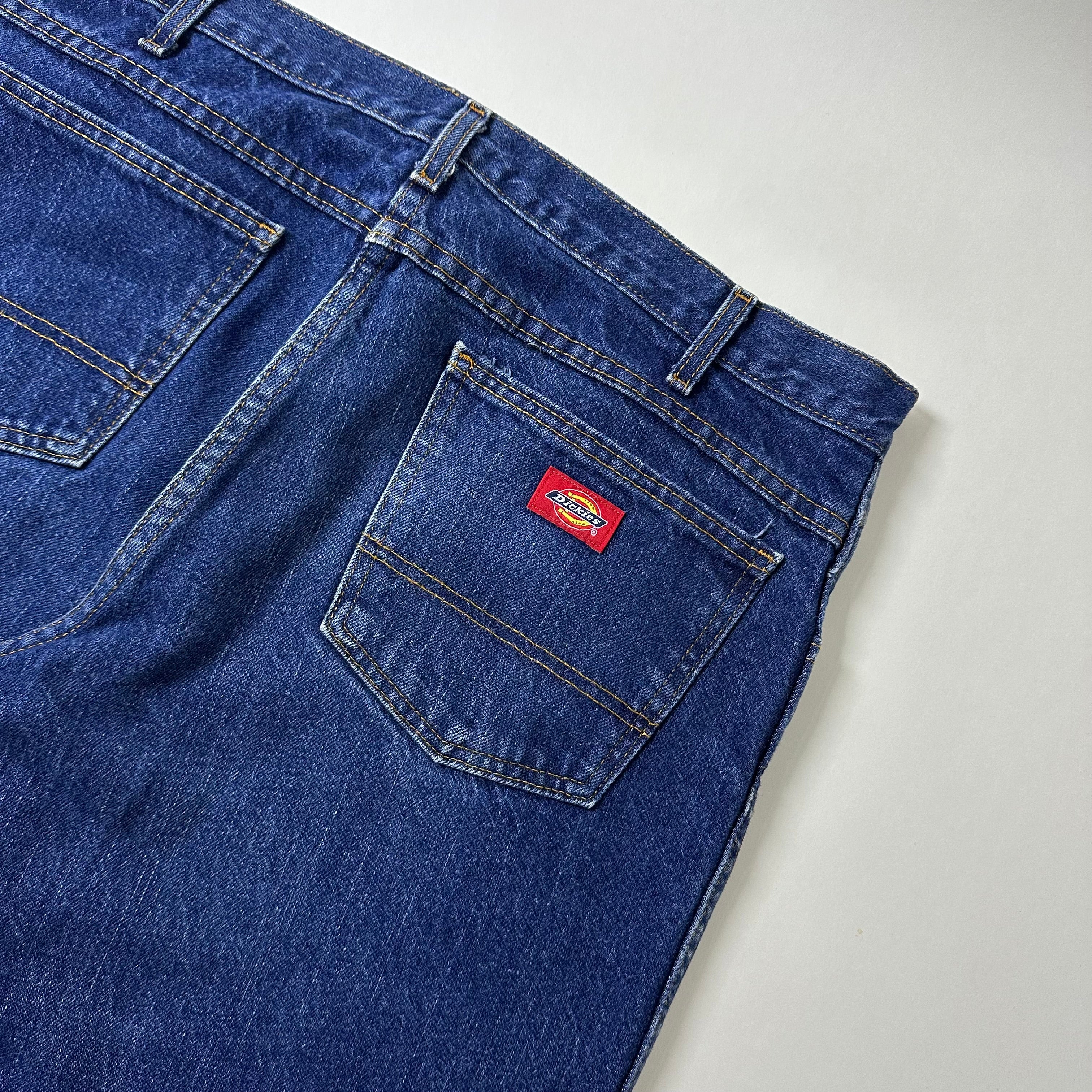 DICKIES Relaxed Fit Dark Wash Denim Pants (Size 36)