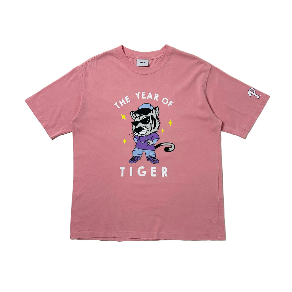 MLB "Year of Tiger" Pink T-shirt Medium (Fits Large)