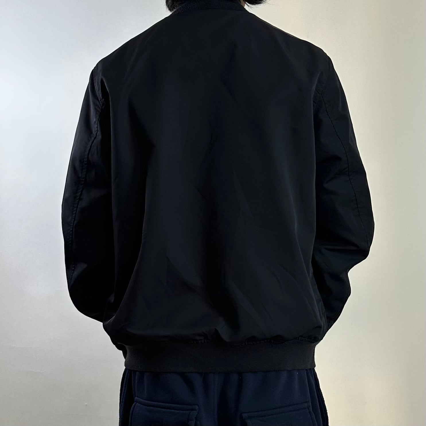 Levis Mens Bomber Jacket Black Size Medium