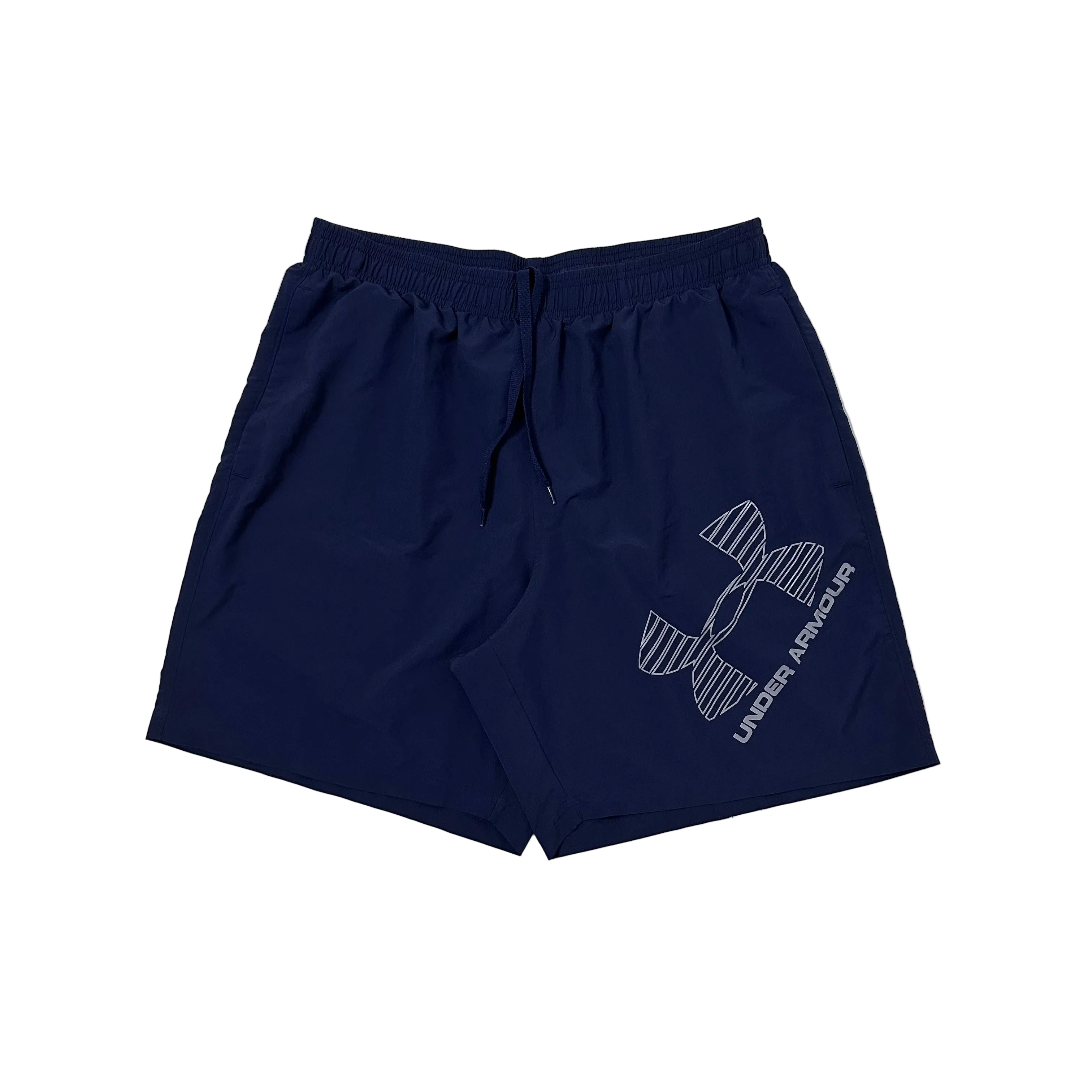 Under Armour Men's UA Tech Woven Graphic Shorts in Midnight Navy Size XL (32-40)