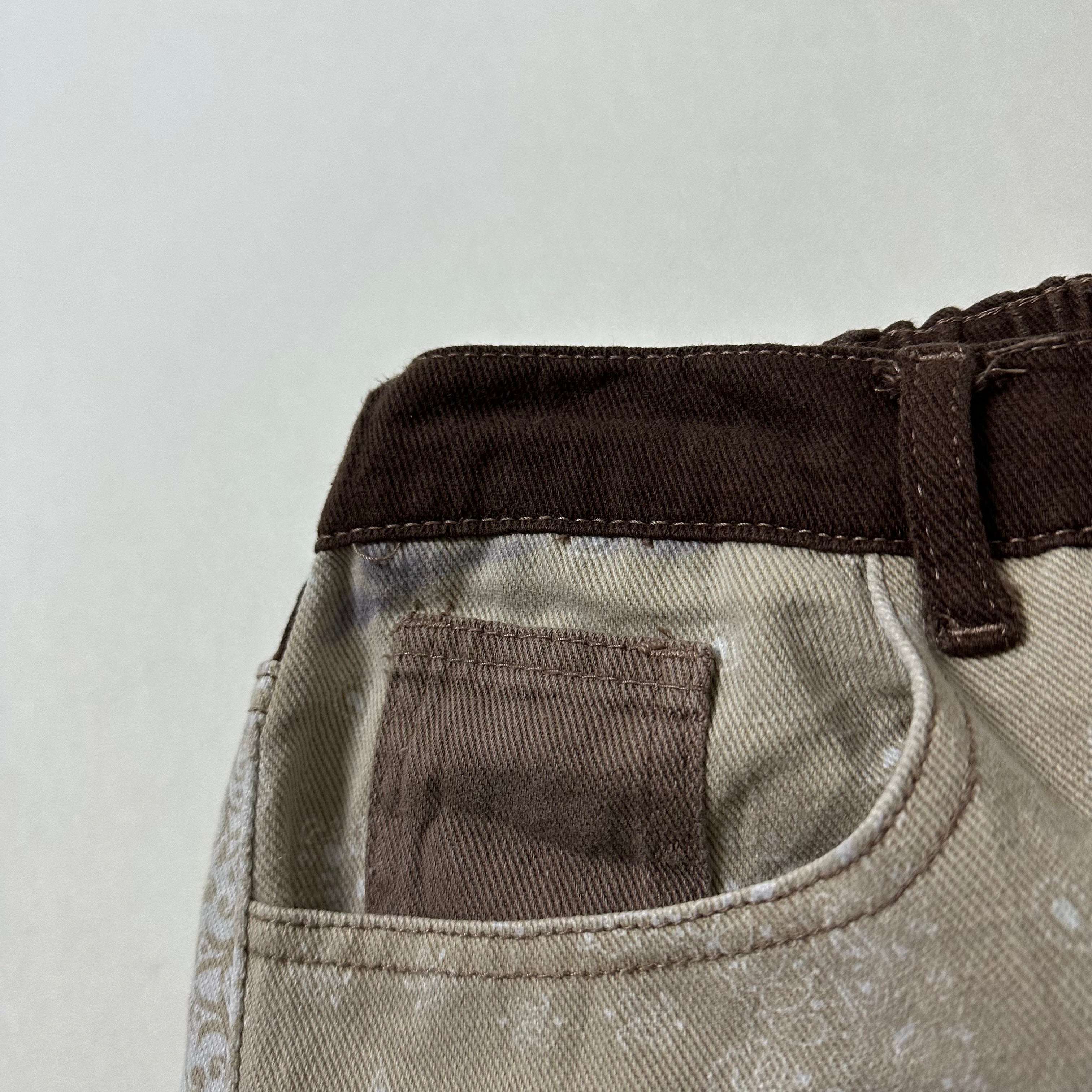 Paisley Patchwork Baggy Pants (Size 32-36)