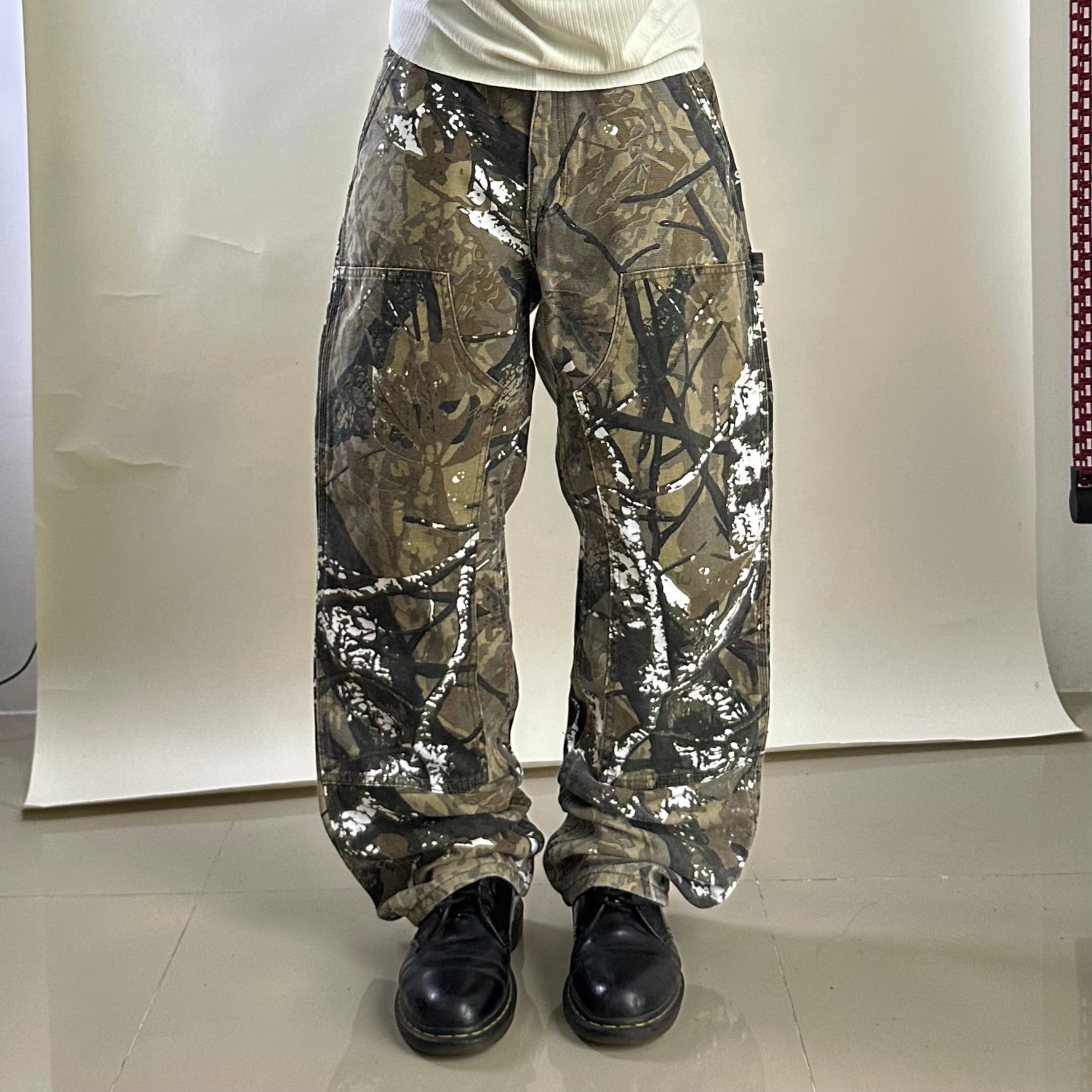 FOREVER 21 Realtree Double Knee Carpenter Pants (Size 34) — SOLD