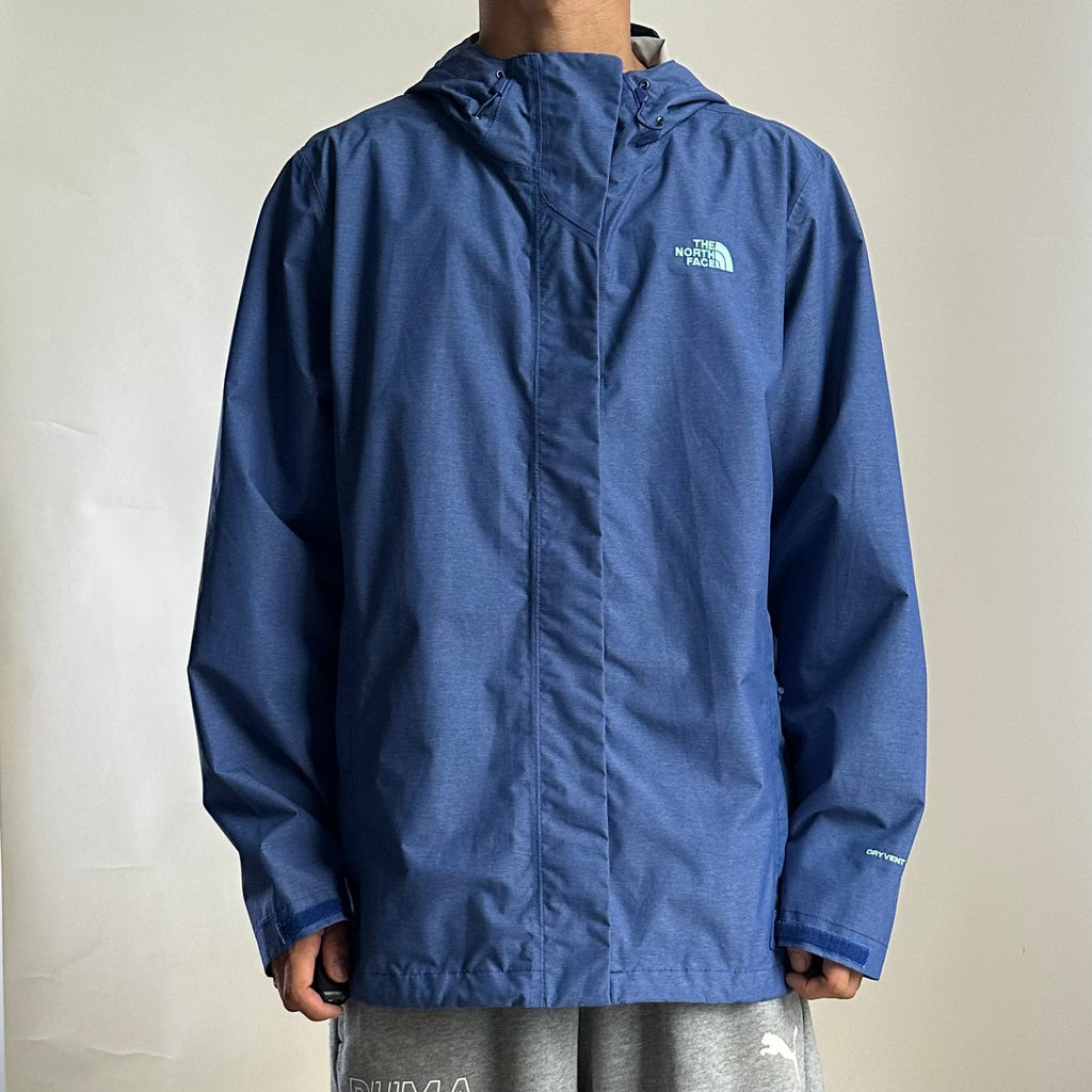 The North Face DryVent Waterproof Rain Jacket in Blue (Size 2XL)