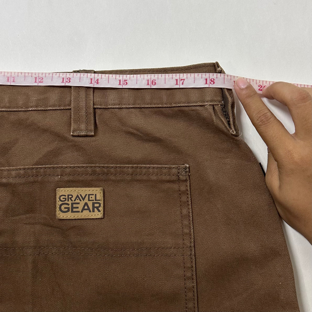 Gravel Gear Carpenter Shorts Brown Size 38