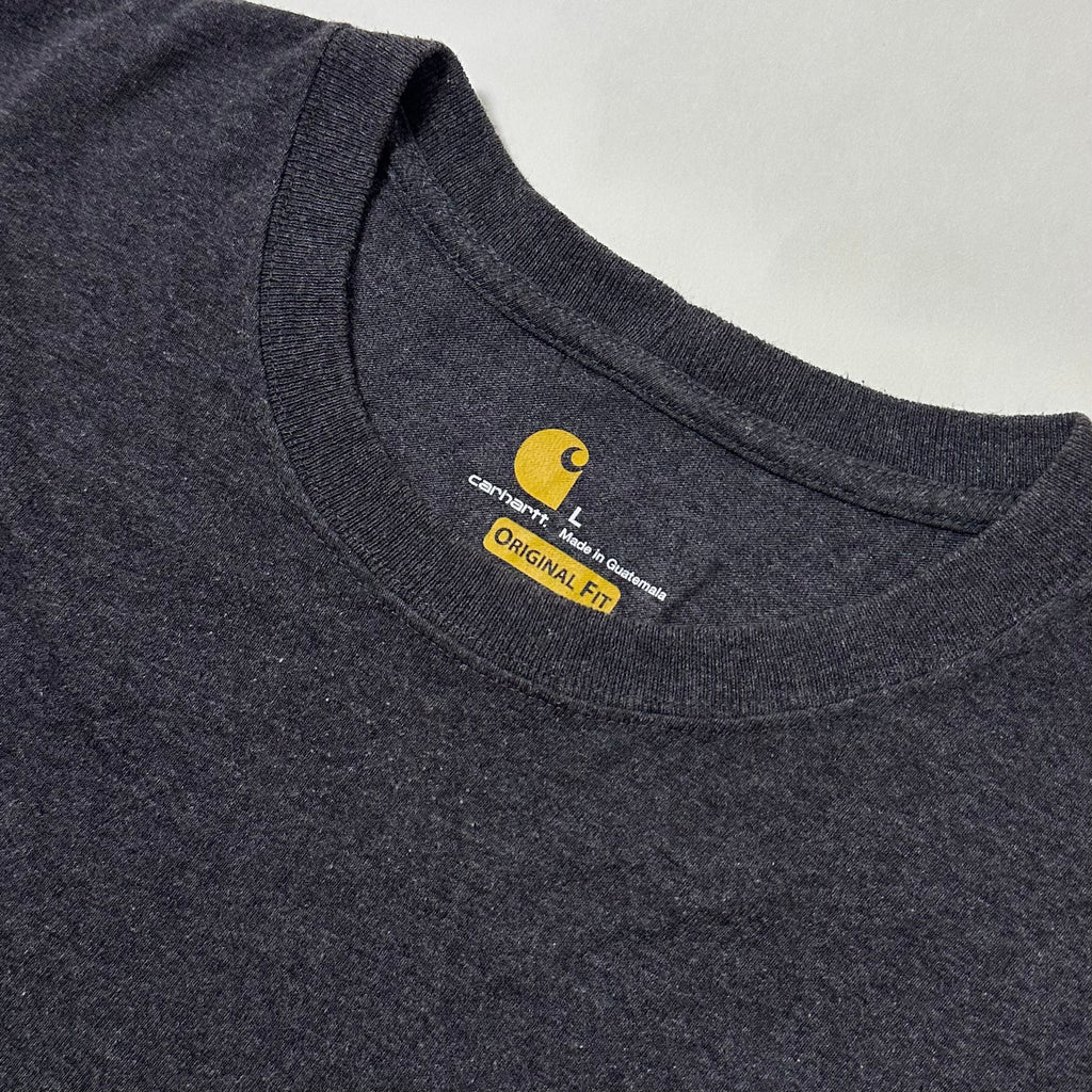 Carhartt K87 Original Fit Charcoal Gray T-shirt Size Large
