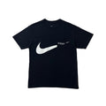 NIKE Big Swoosh Loose Fit Pocket T-shirt in Black (Size Large)