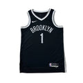 Nike “Mikal Bridges” Brooklyn Nets Jersey in Black (Size Large)