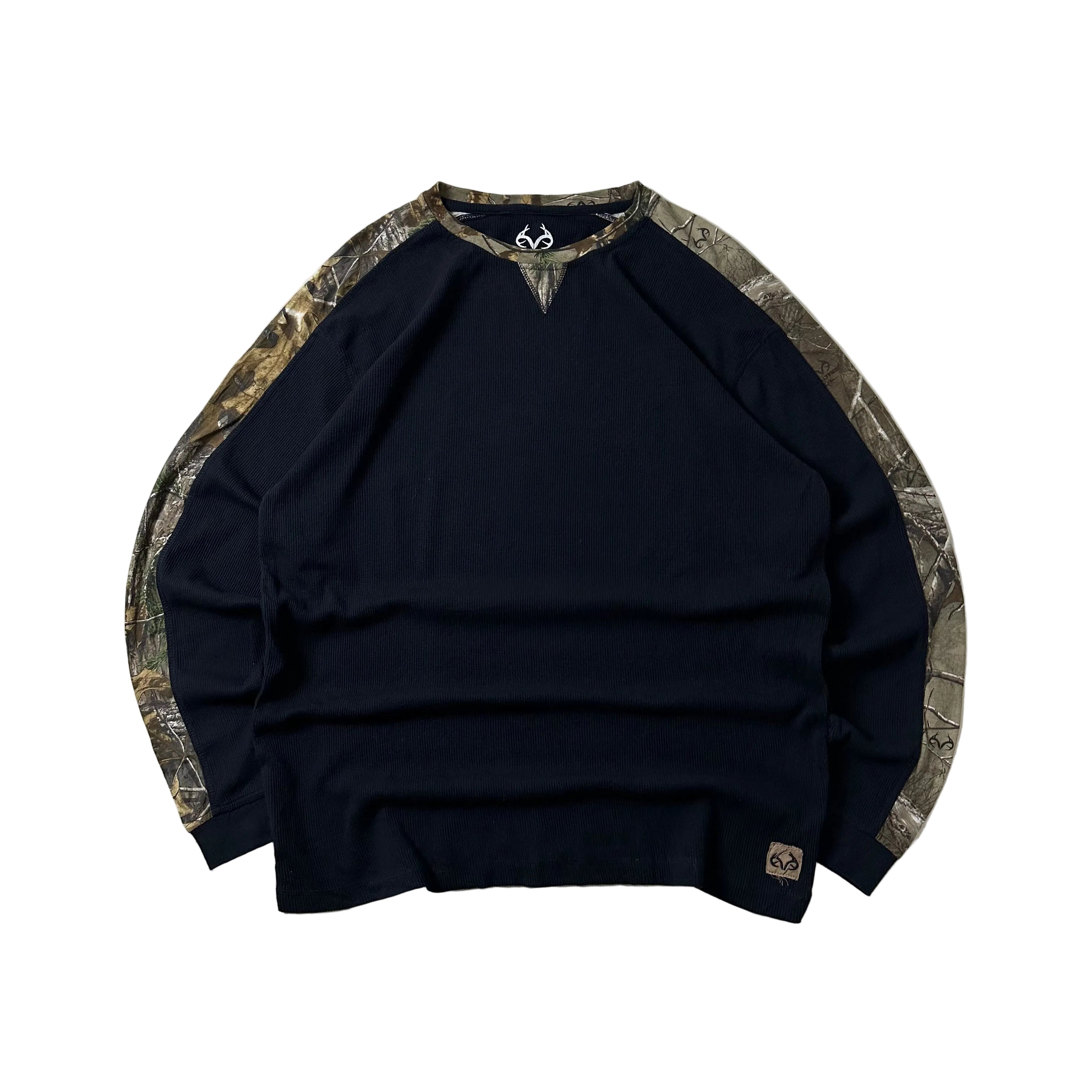 Realtree Thermal Waffle Long-sleeve in Black (Size XL)