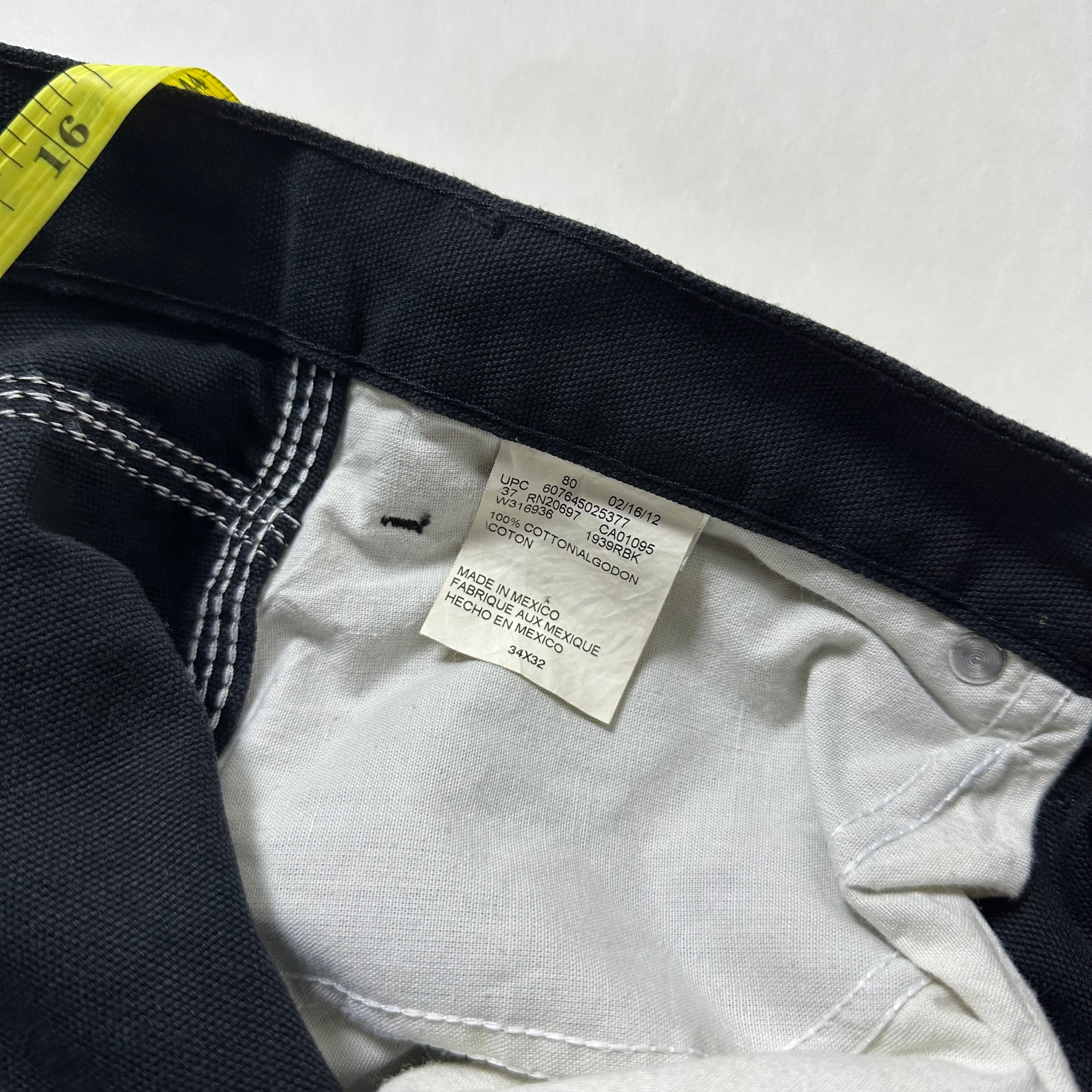 DICKIES Carpenter Pants in Black (Size 34) — SOLD