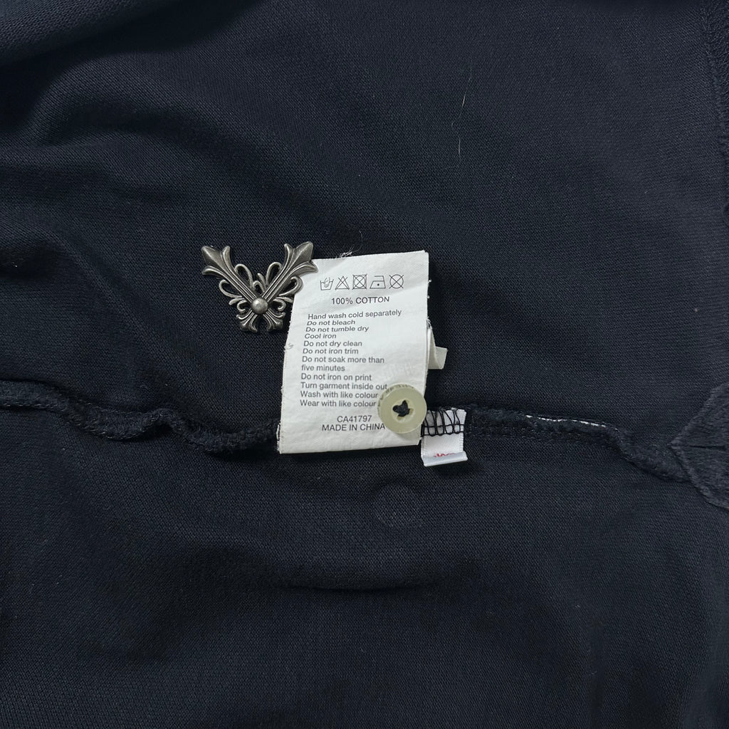 AAPE By A Bathing Ape Embroidered Logo Polo Shirt Black XL