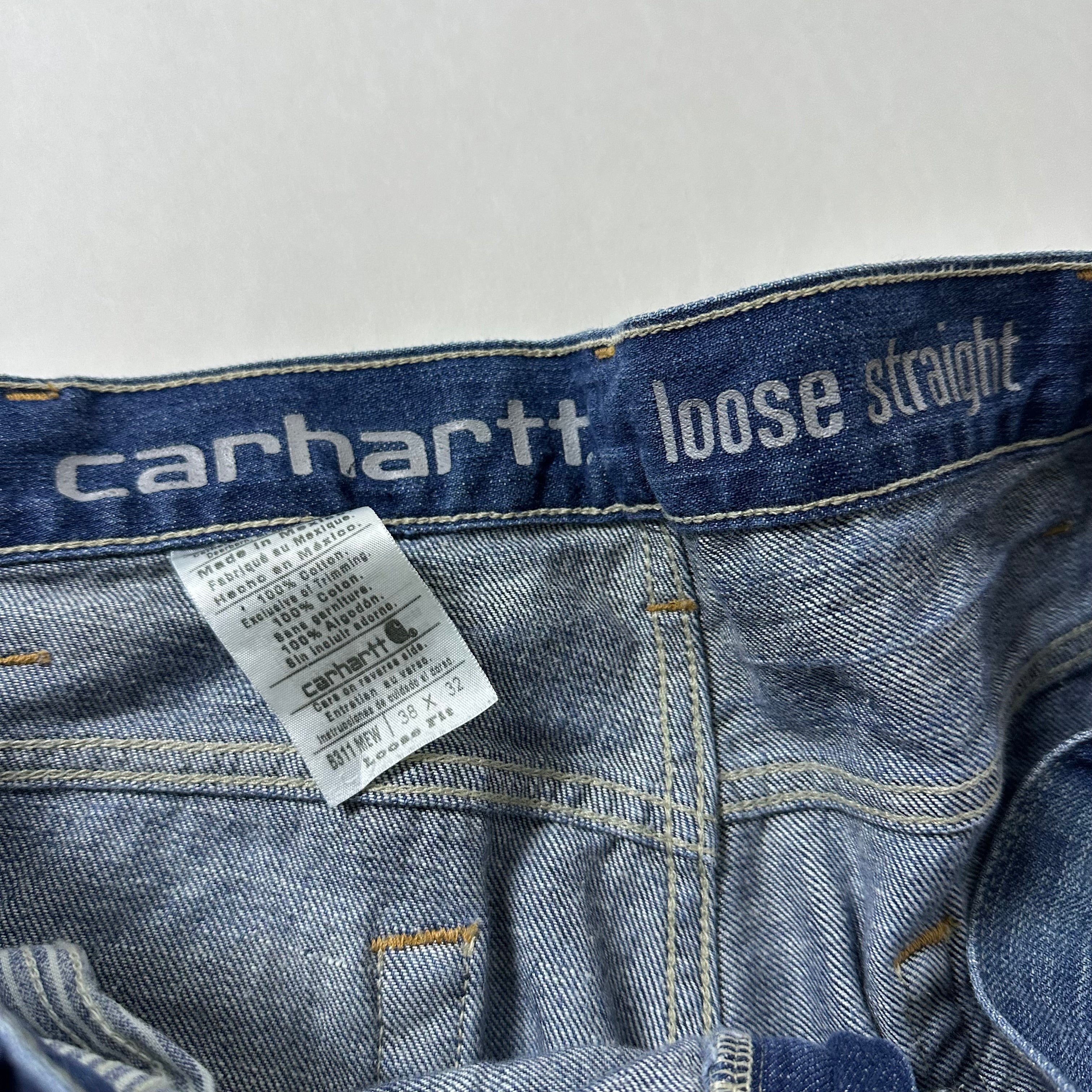 Carhartt Loose Straight Denim Pants (Size 38)