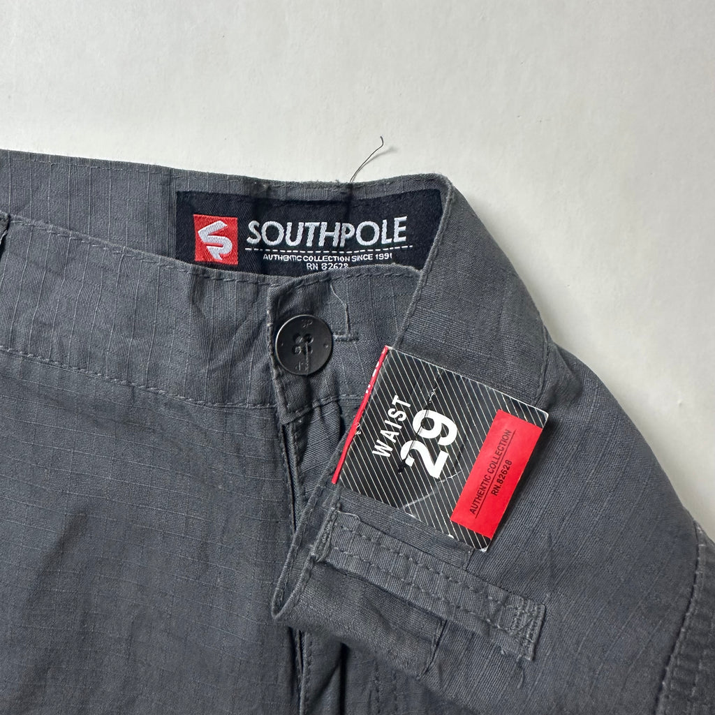 Y2K SouthPole Cargo Short in Dark Gray (Size 29)
