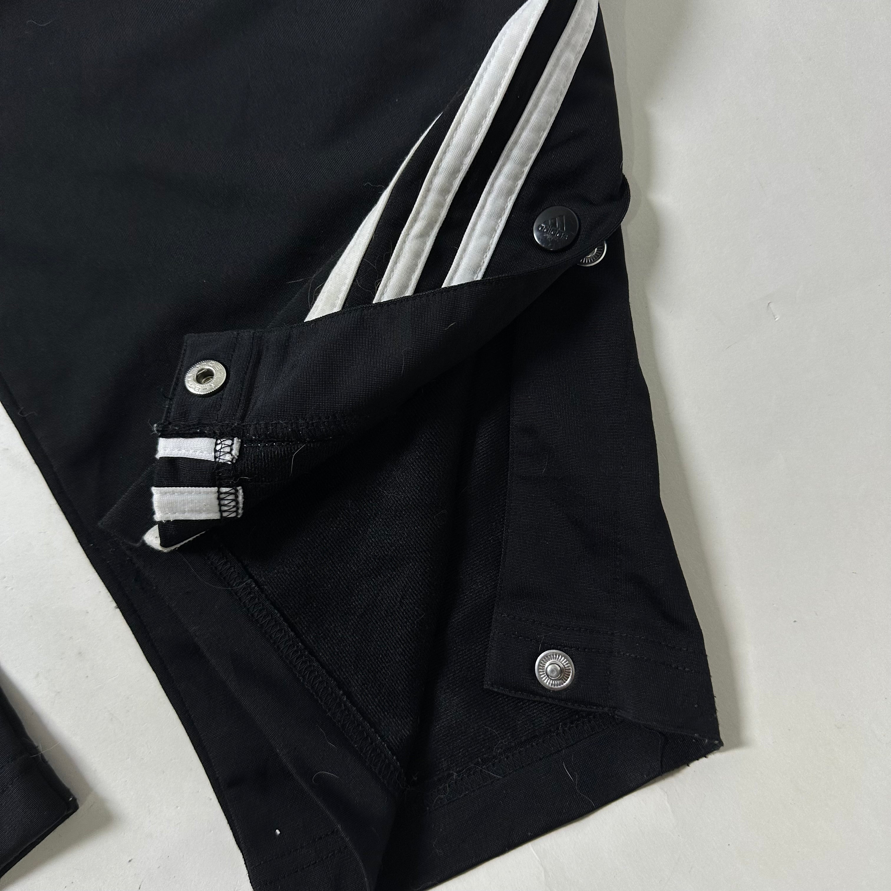 ADIDAS Y2k Wide-leg Tearaways Track Pants in Black (Size 30-38)