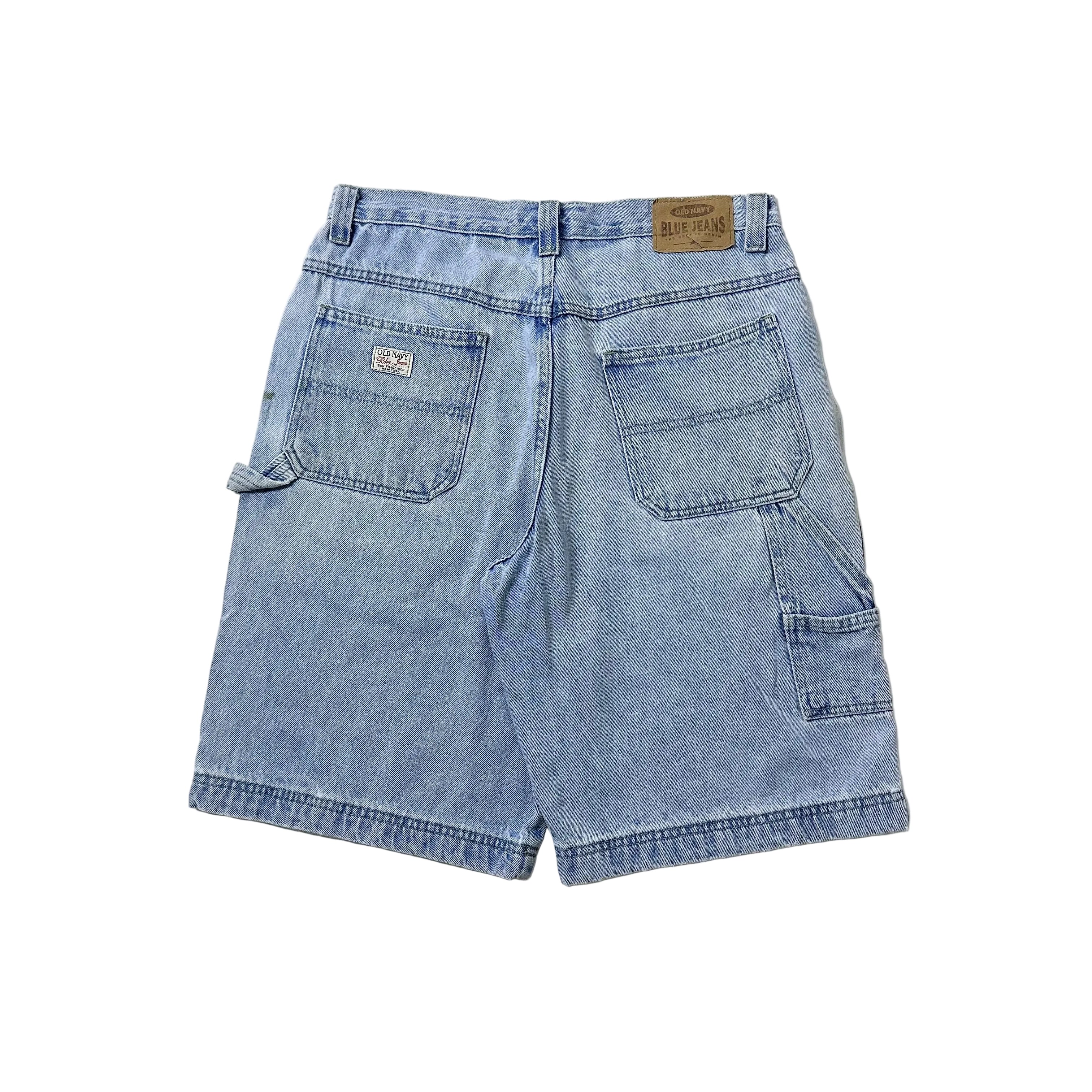 Old Navy Carpenter Jorts Light Washed (Size 34)