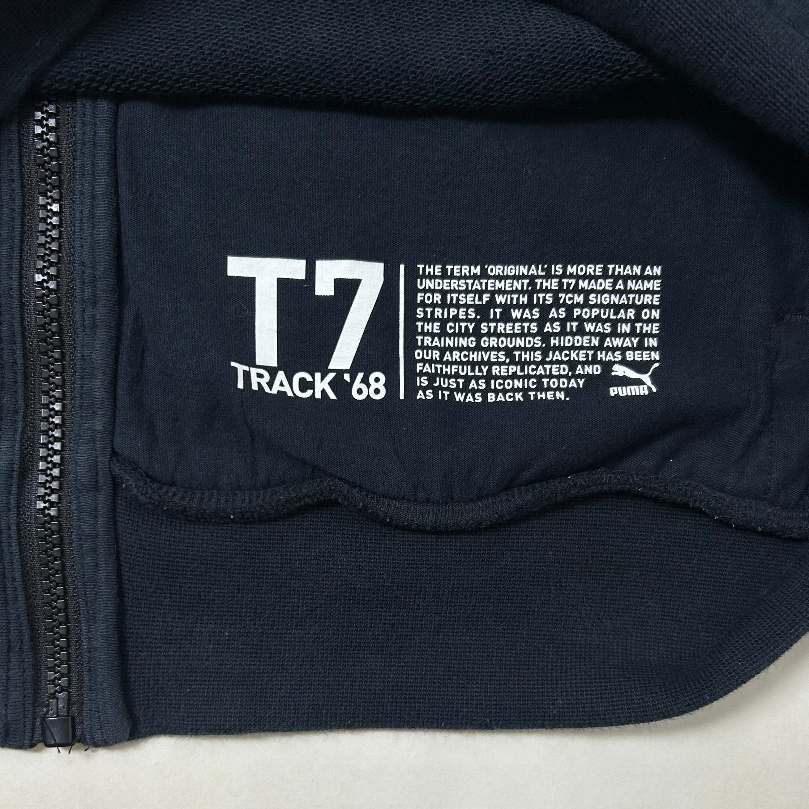 Puma Iconic T7 Track Jacket in Club Navy Size Large