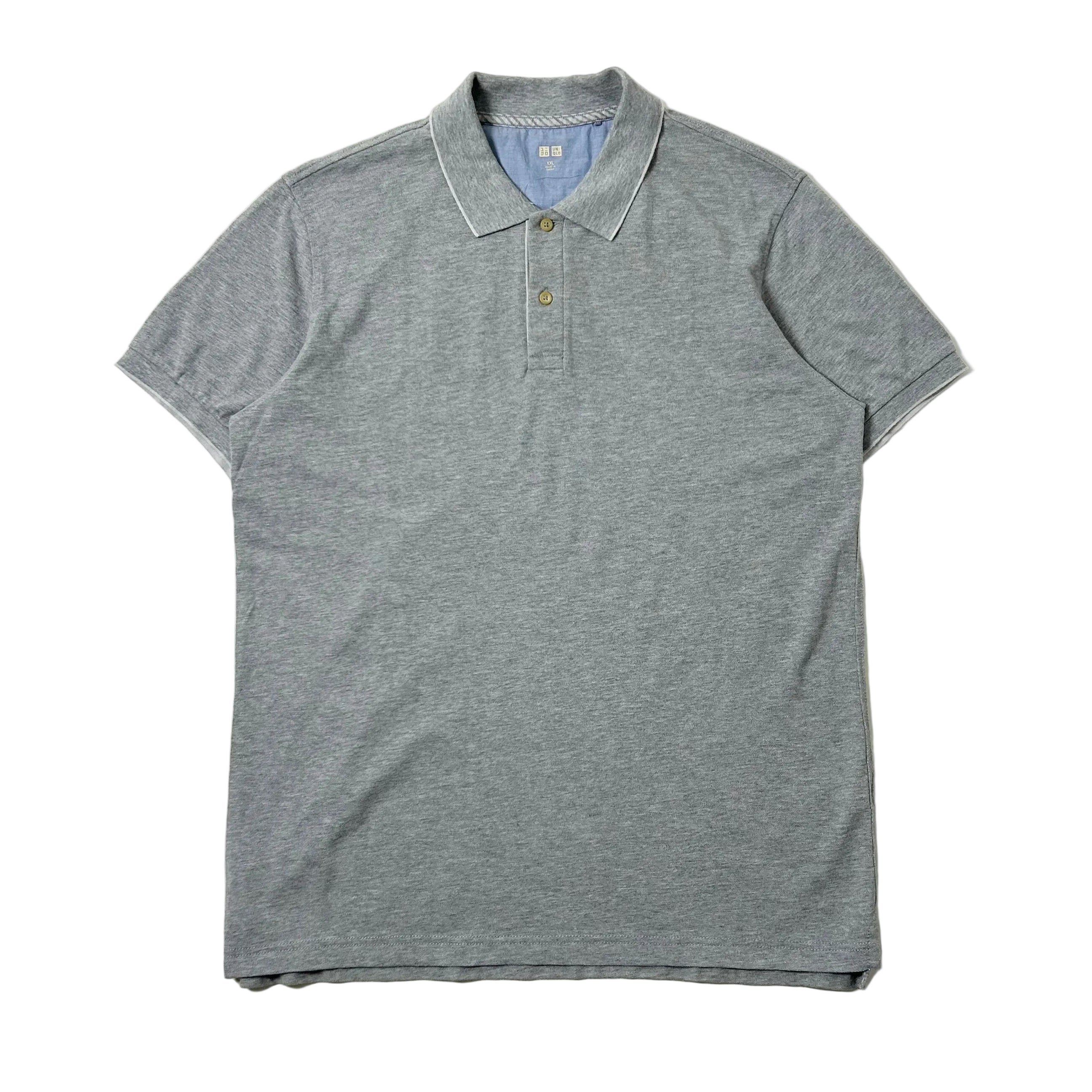 BRAND-NEW Uniqlo Polo T-shirt in Gray (Best Fit XL)