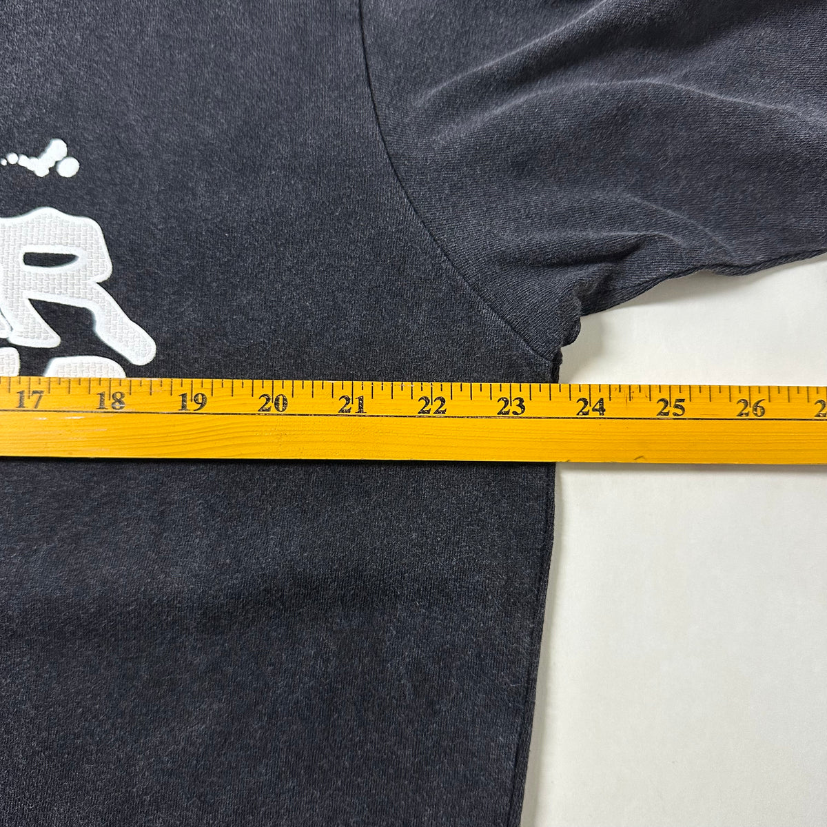 Black Air World T-Shirt in Acid Wash (Size Large)