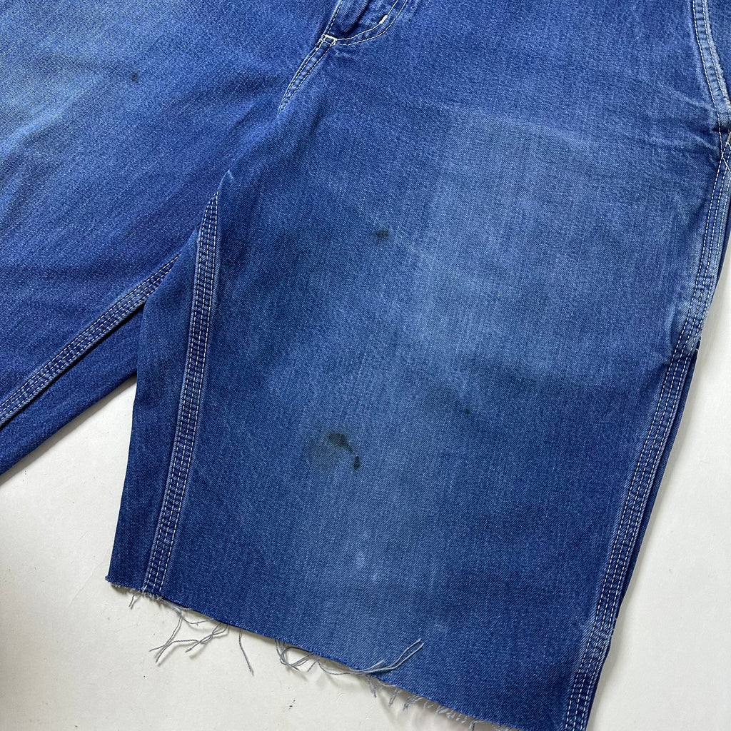 Carhartt Denim Carpenter Jorts (Size 34-36) Cutted Pants into Shorts