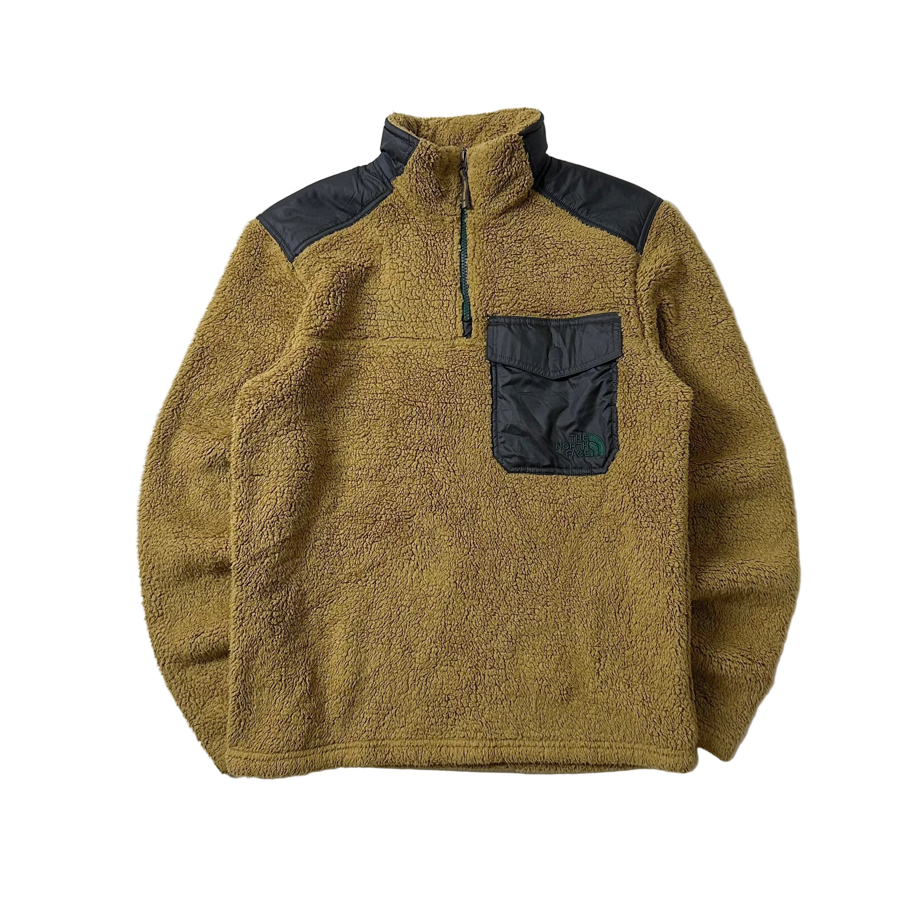 The North Face Groveland Chestnut Brown Sherpa Fleece Jacket Small (Fits Medium)
