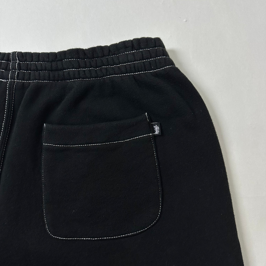 Stussy Sweat Shorts Embroidered Logo in Black (Size 30-38)