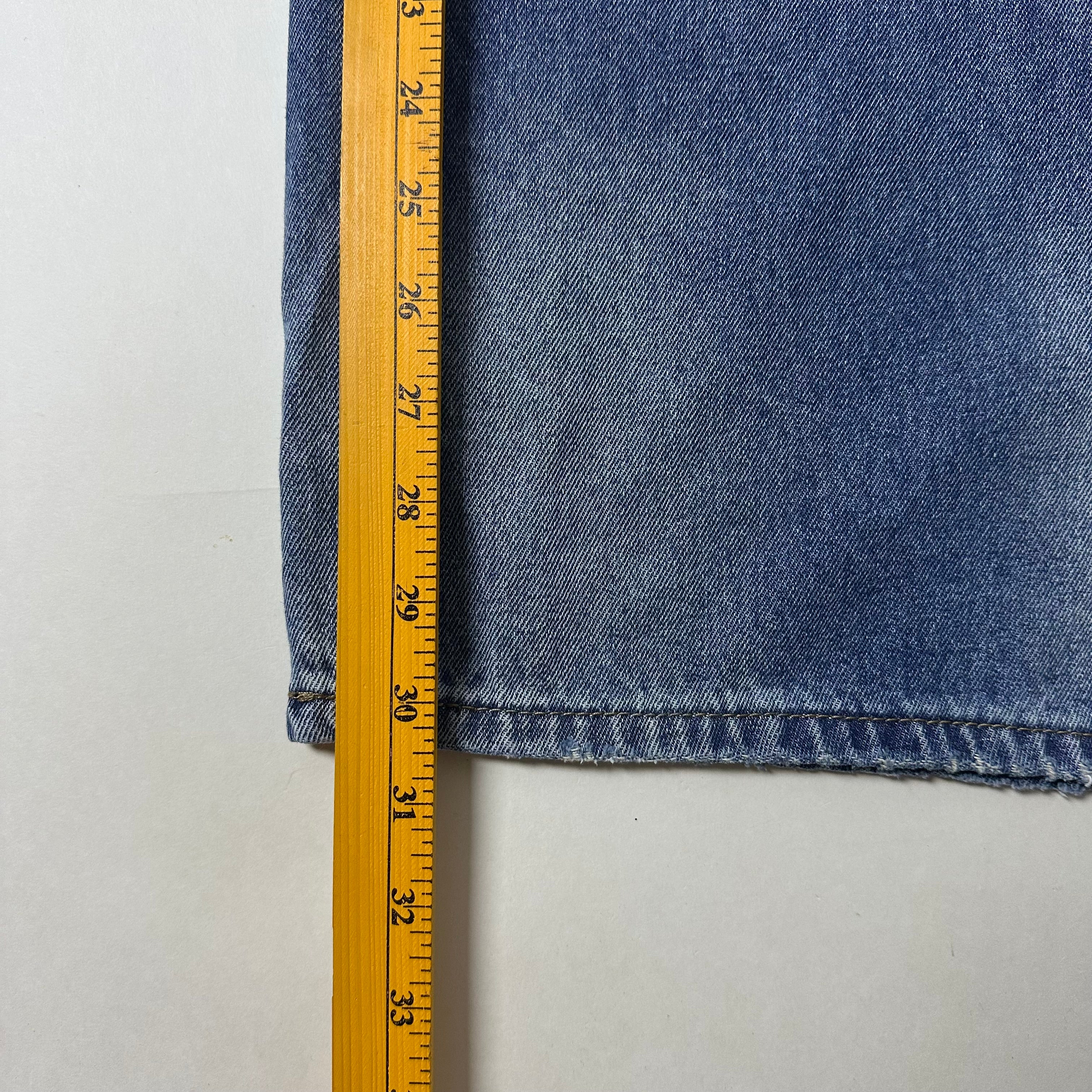 Random Baggy Long Jorts Washed Blue (Size 28)