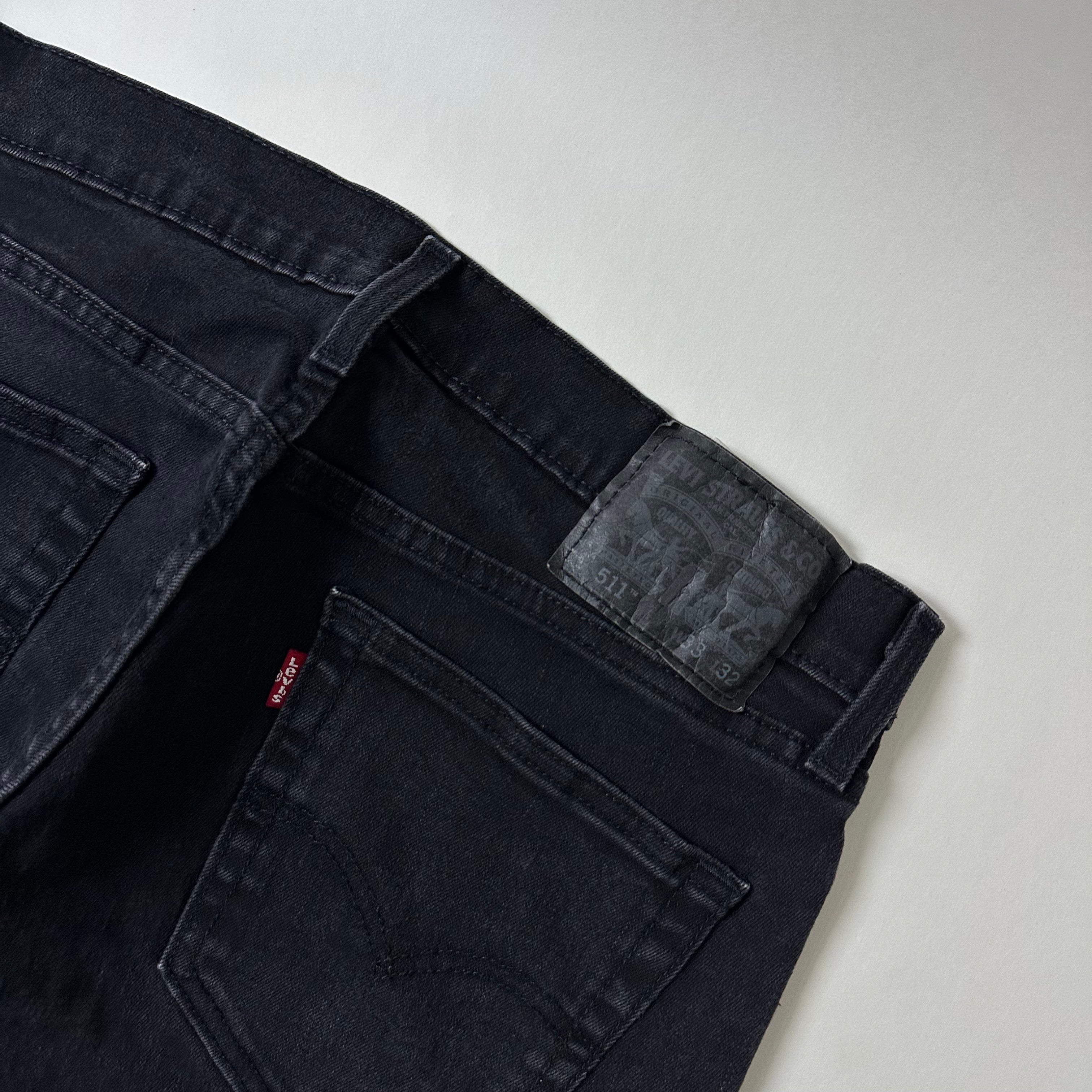 Levi’s 511 Slim Fit Jeans in Black (Size 33)