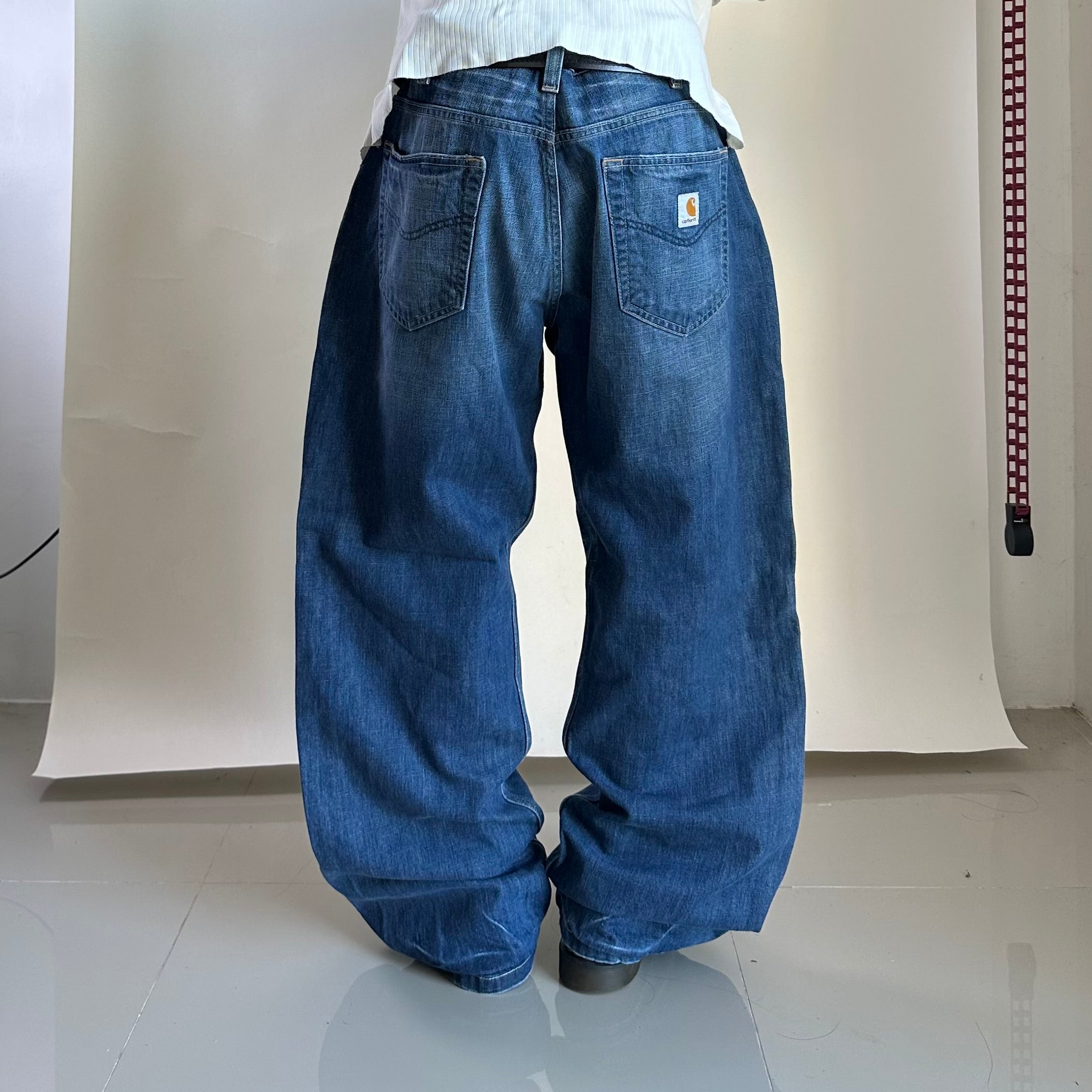 Carhartt Loose Straight Denim Pants (Size 38)