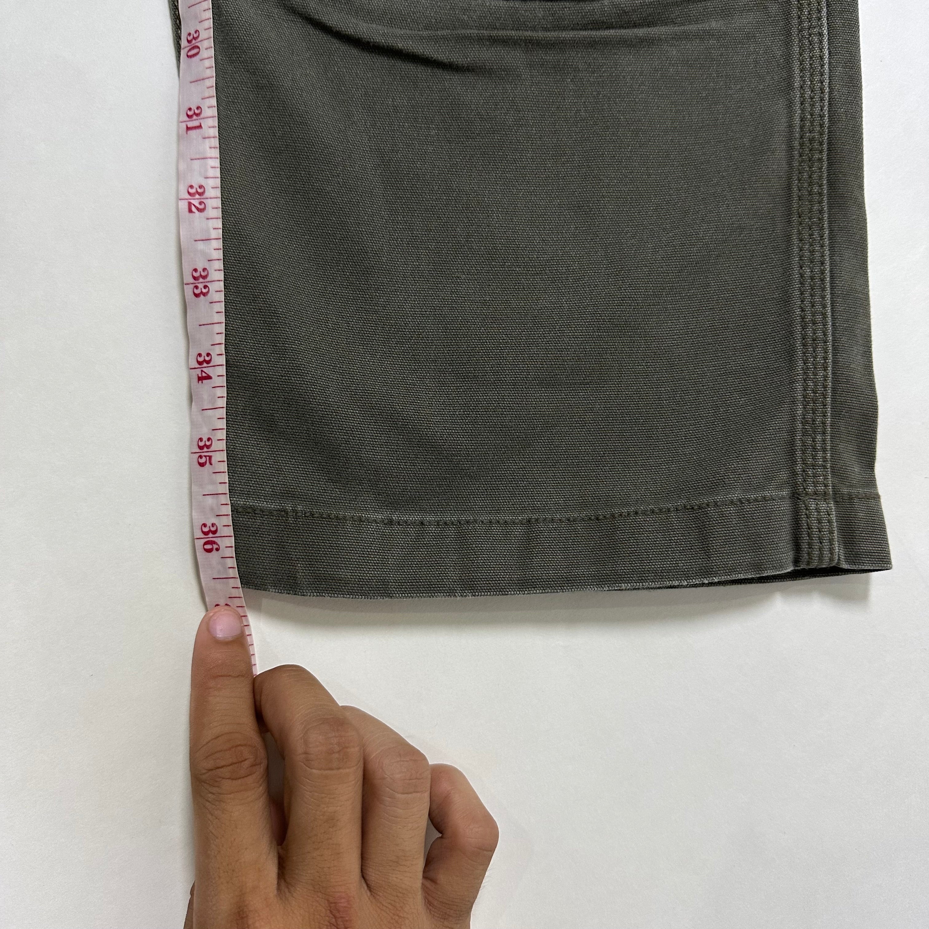 Carhartt Double-Knee Relaxed Fit Pants Moss Green Size 35