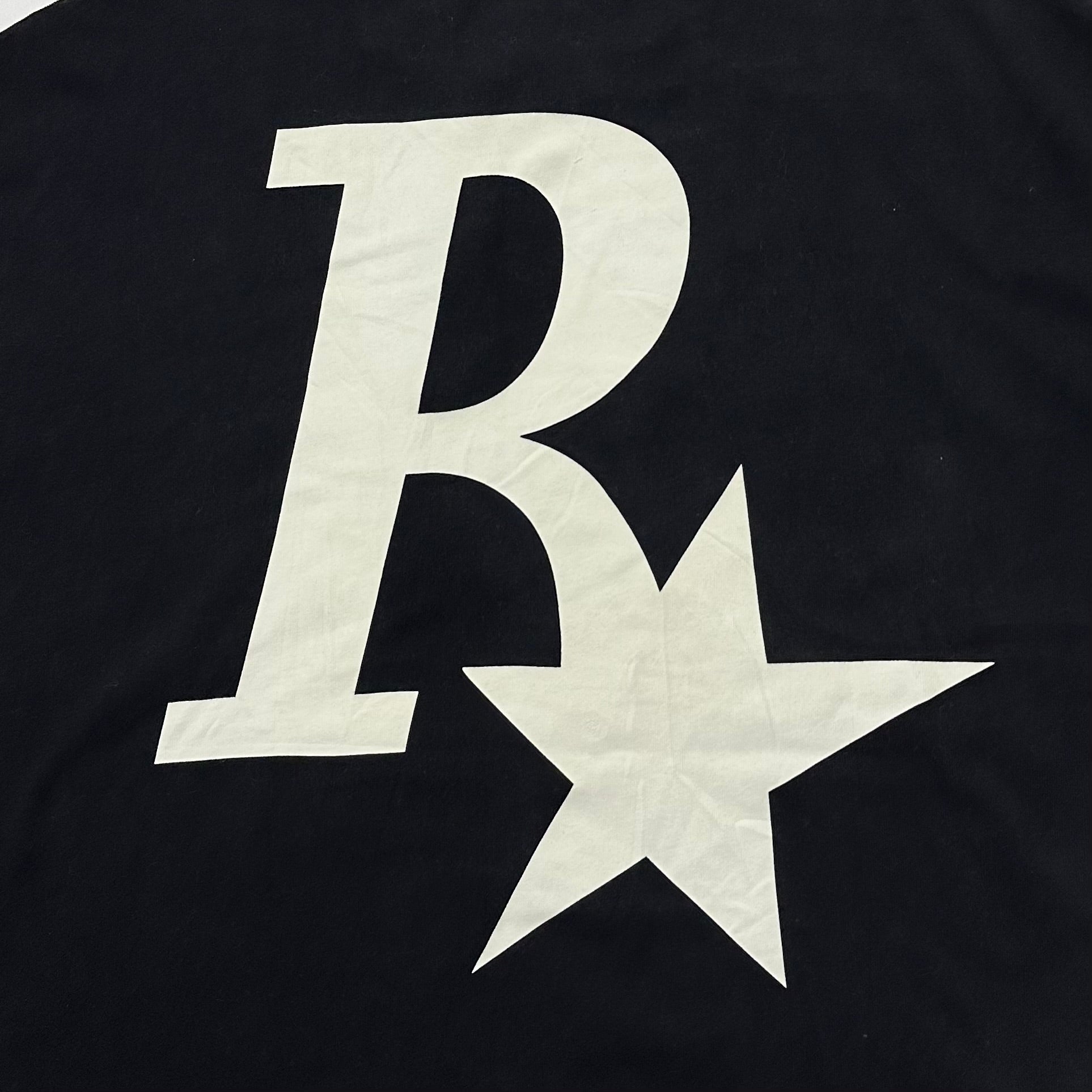 Rass Star Logo Above the Dream T-shirt Black (Size XL) - SOLD