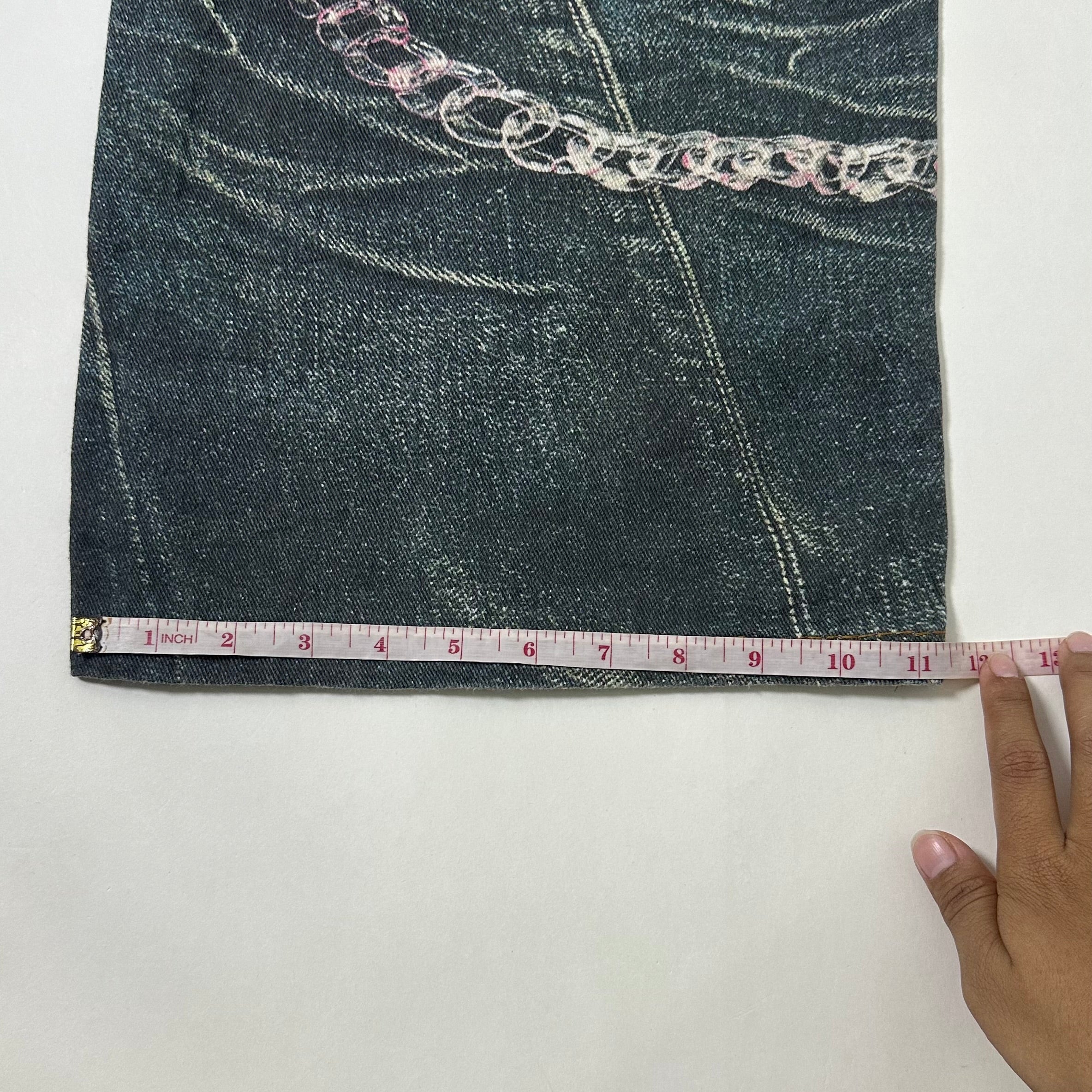 Acne Studios Loose-fit Trompe L’oeil Candy Chain Jeans (Size 30) OFF only - SOLD